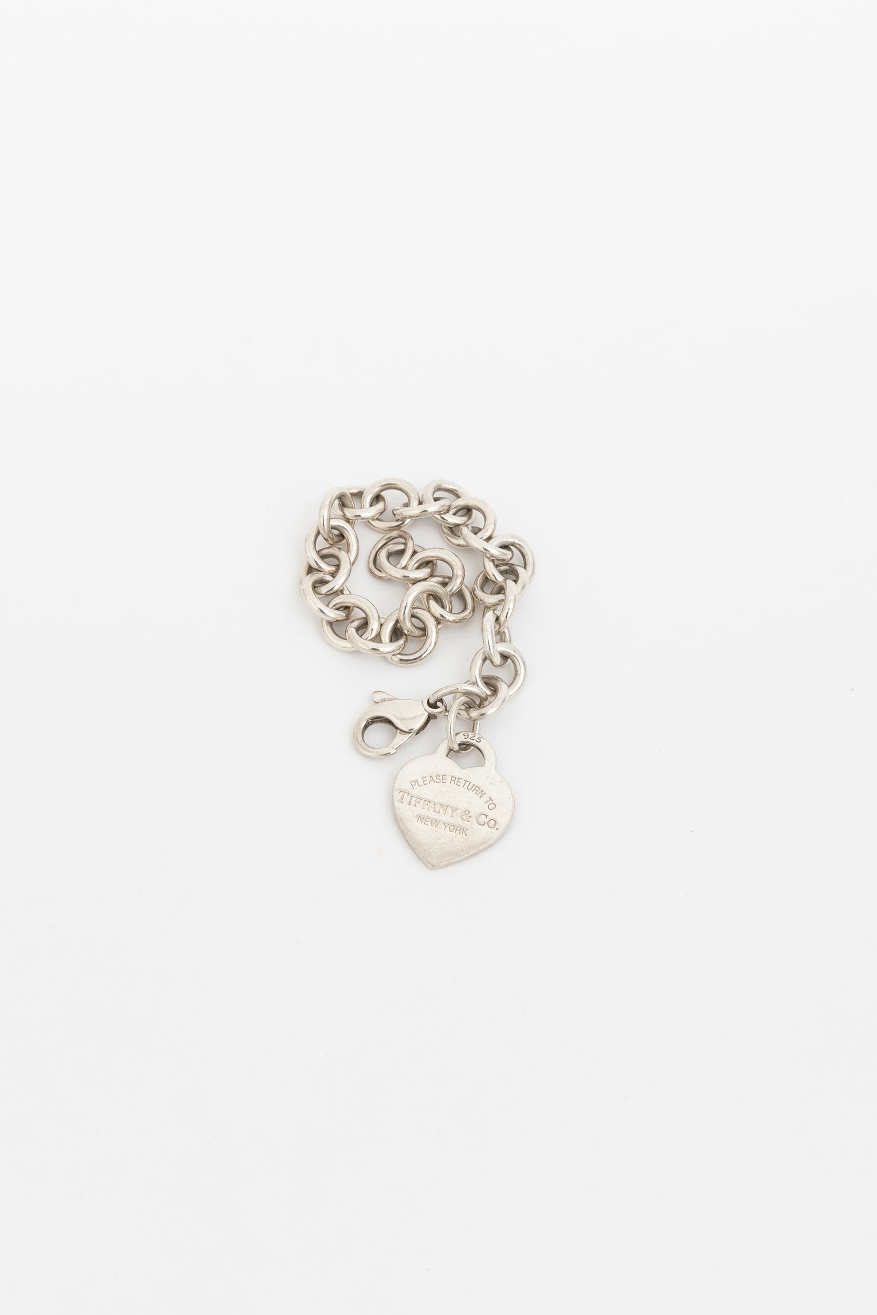 Return to Tiffany Heart Tag Chain Bracelet in Sterling Silver