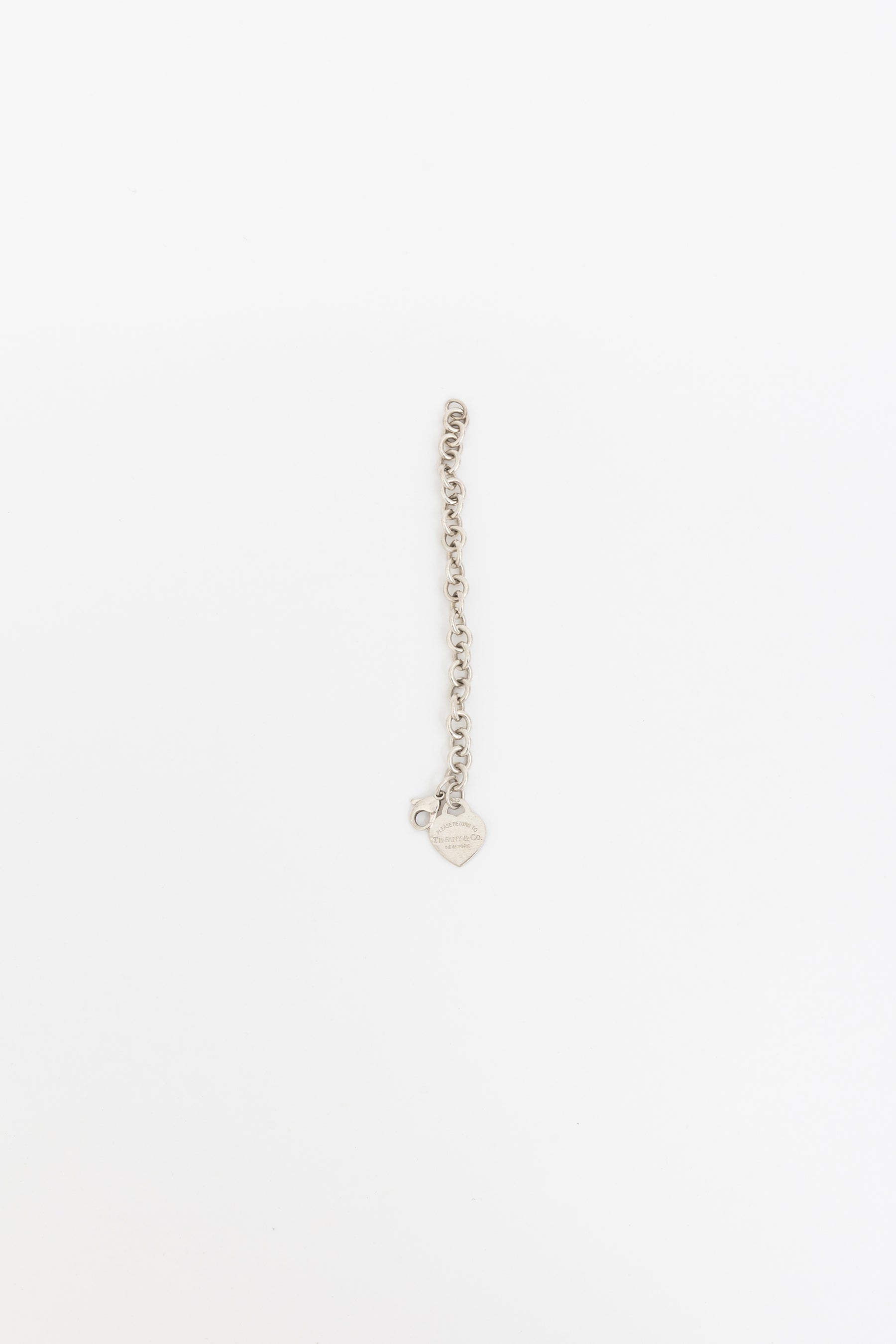 Return to Tiffany Heart Tag Chain Bracelet in Sterling Silver