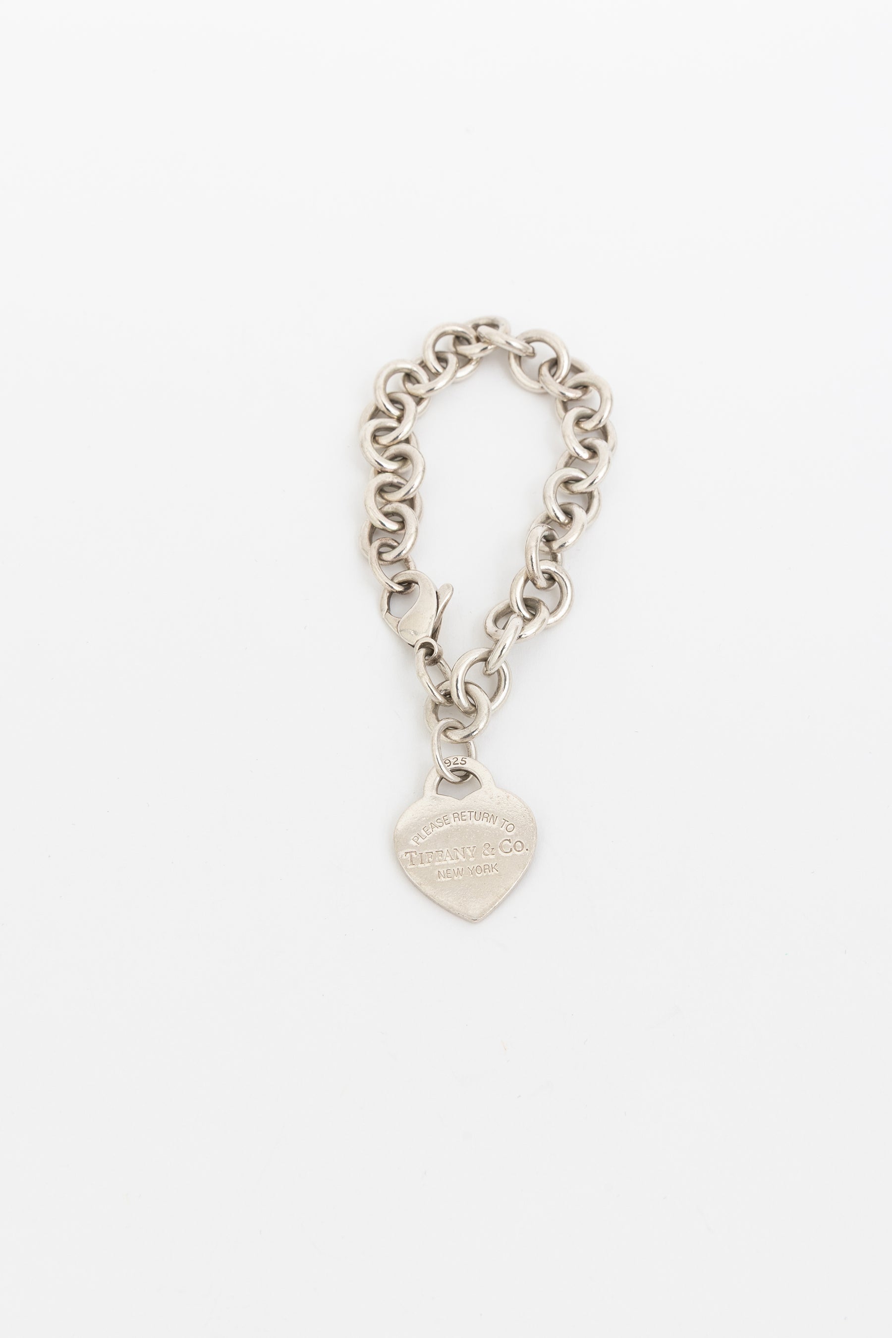 Return to Tiffany Heart Tag Chain Bracelet in Sterling Silver