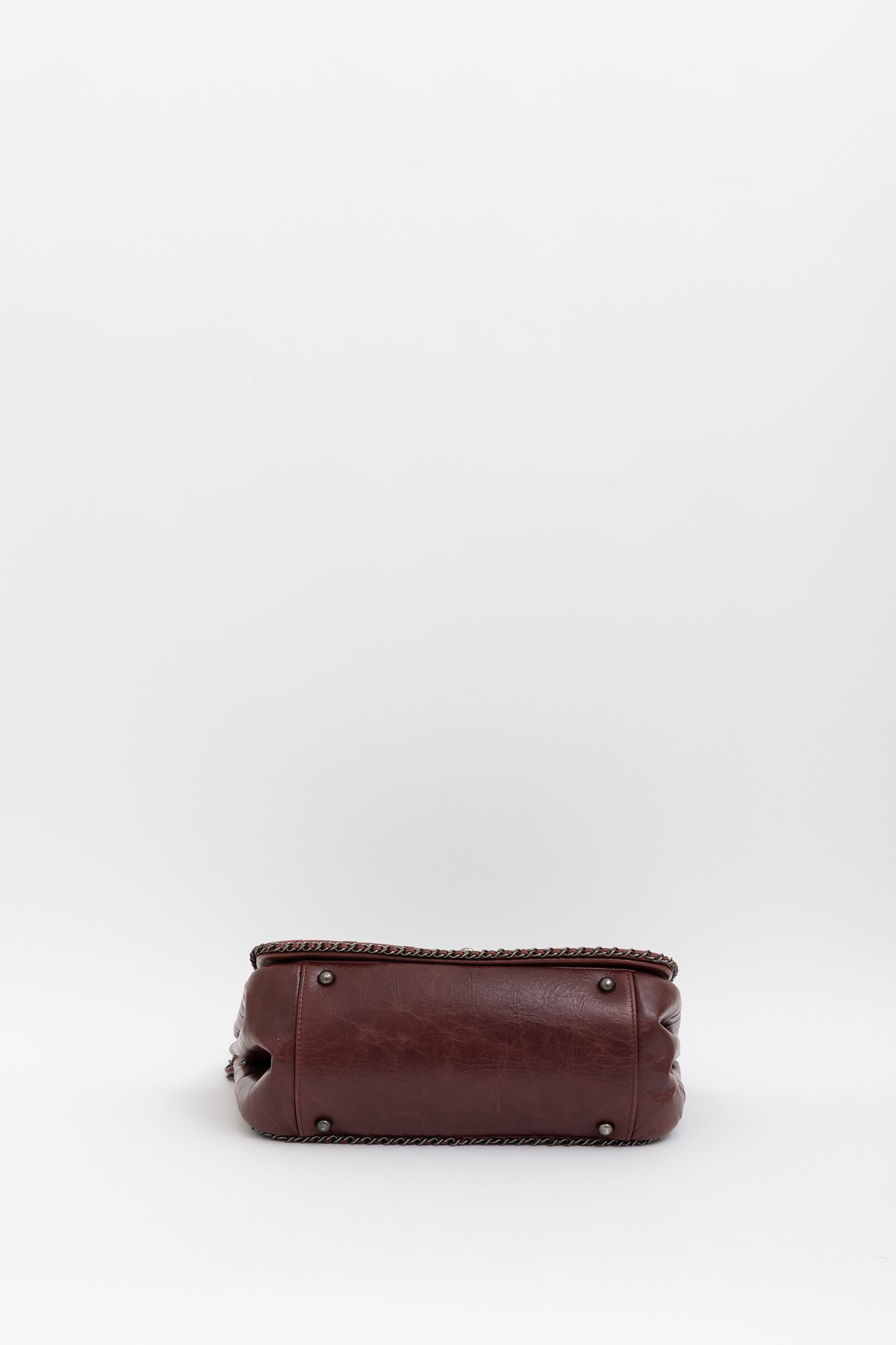 Enchained Accordion Flap Bag