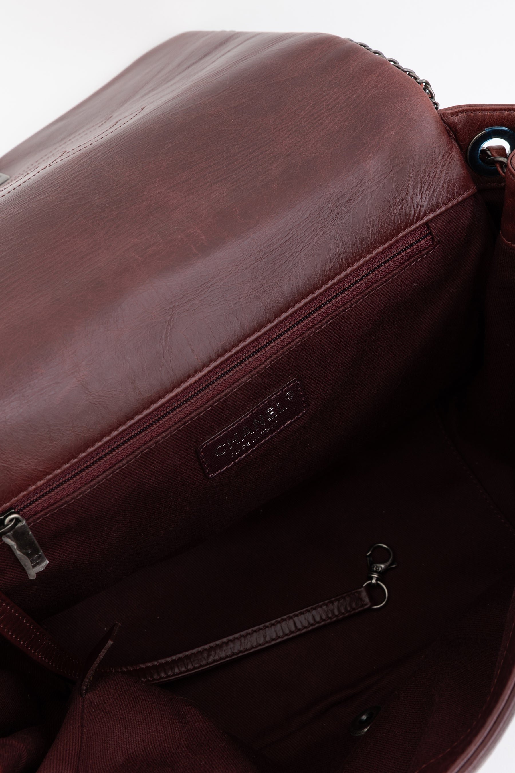 Enchained Accordion Flap Bag