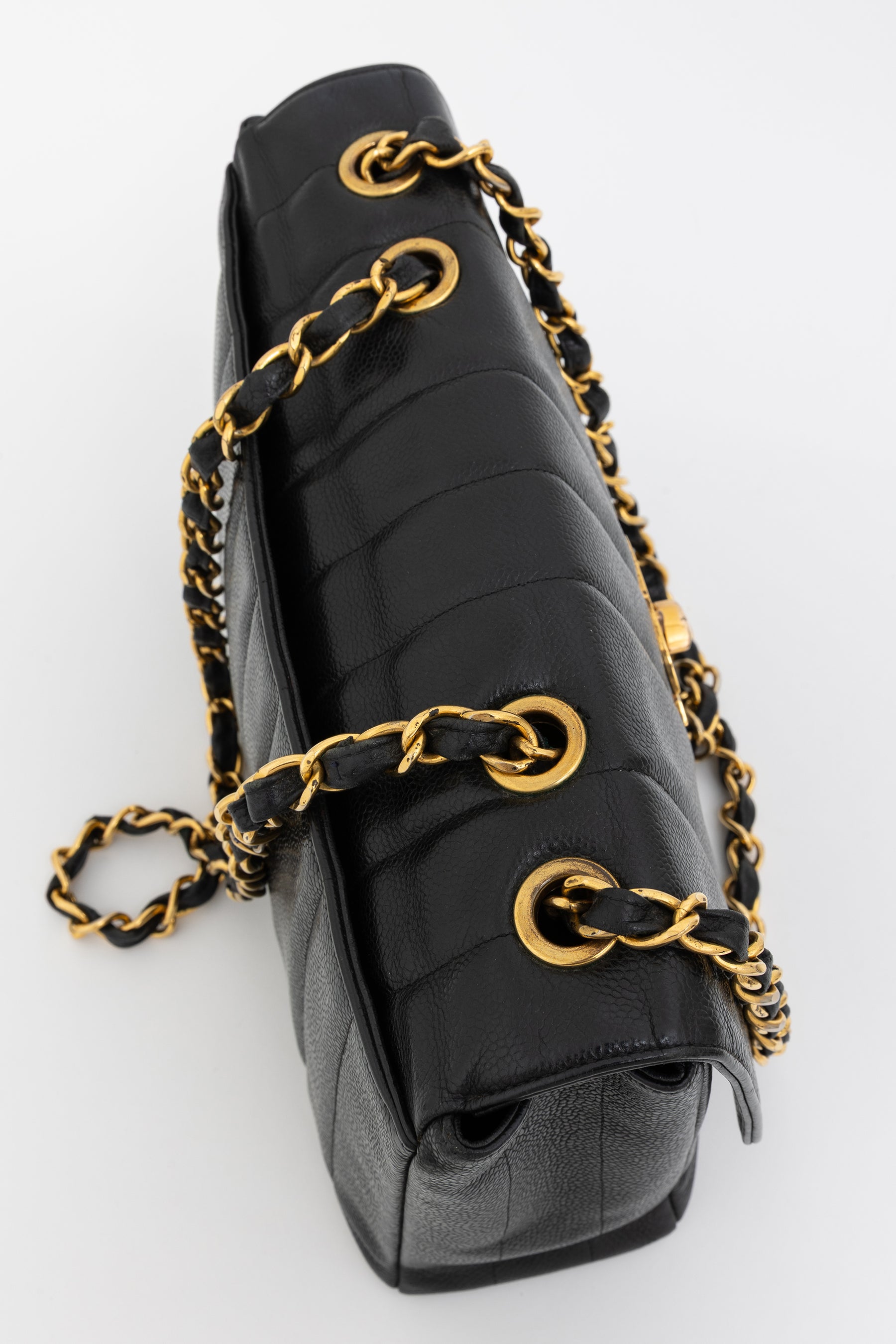 Jumbo Mademoiselle Classic Flap Bag