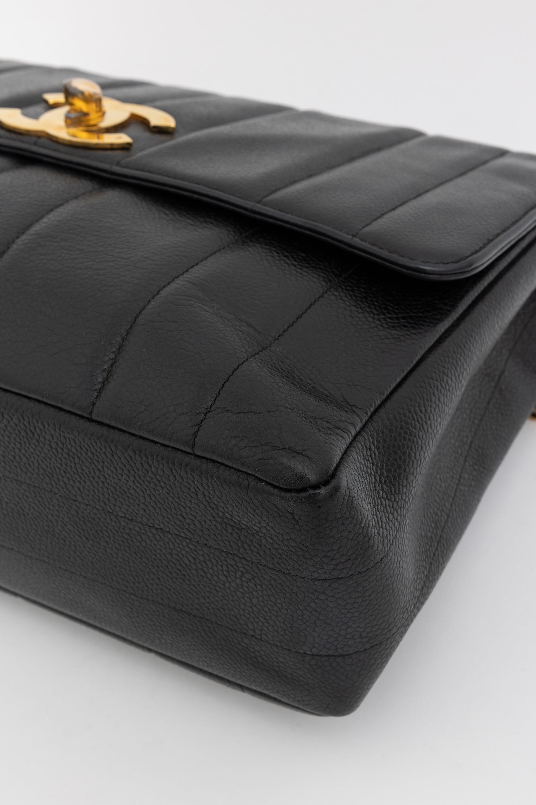 Jumbo Mademoiselle Classic Flap Bag