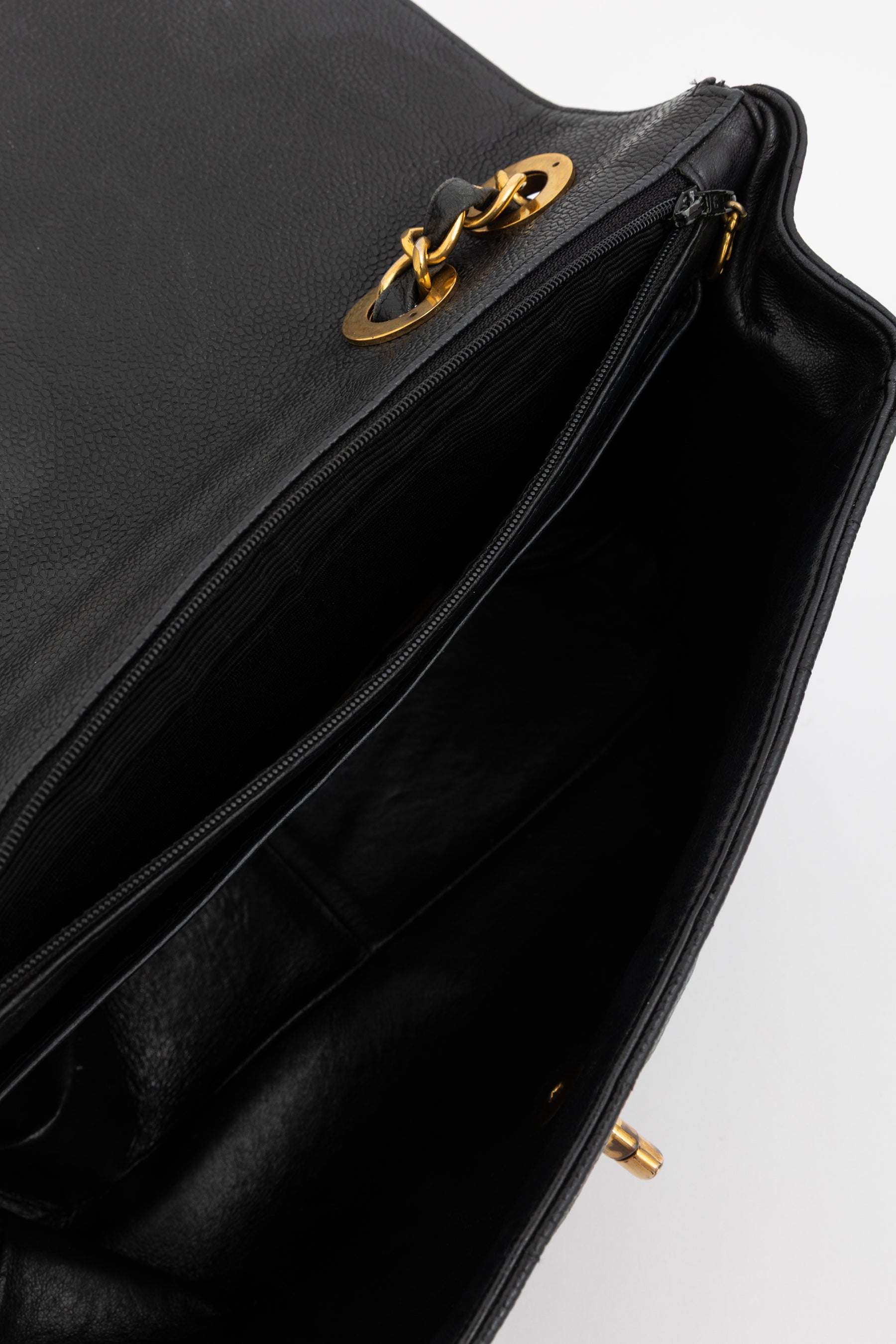Jumbo Mademoiselle Classic Flap Bag