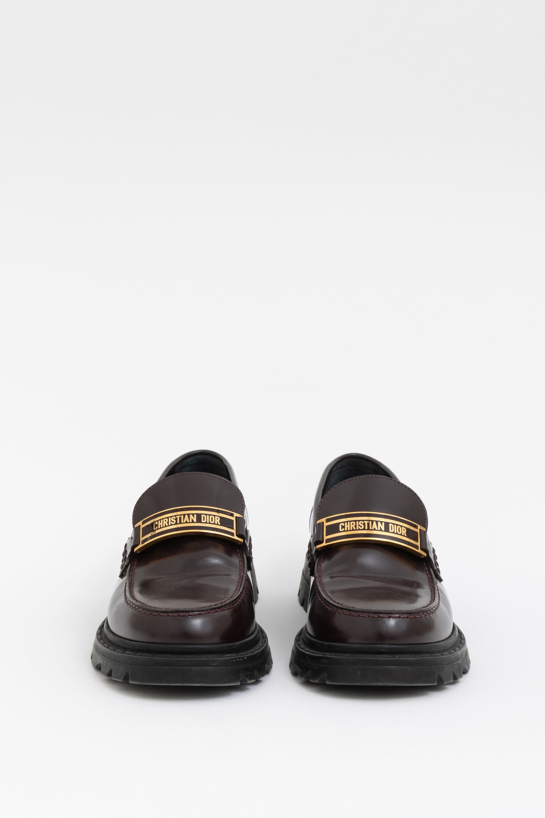 Chunky Logo Loafers
