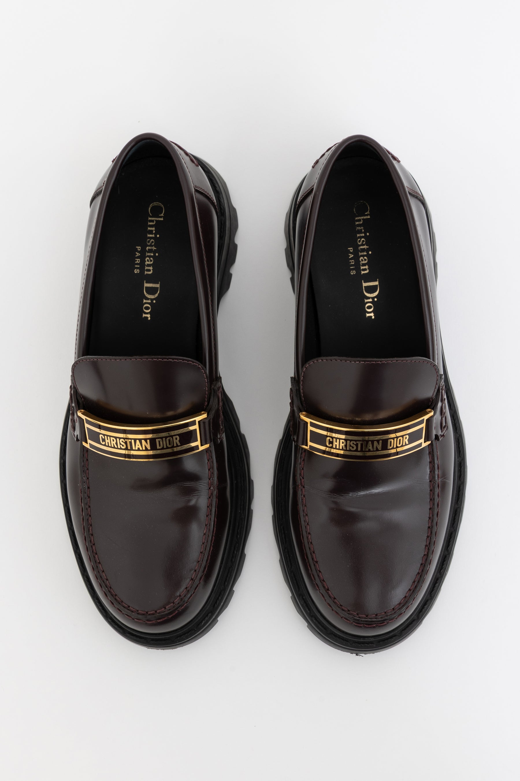 Chunky Logo Loafers