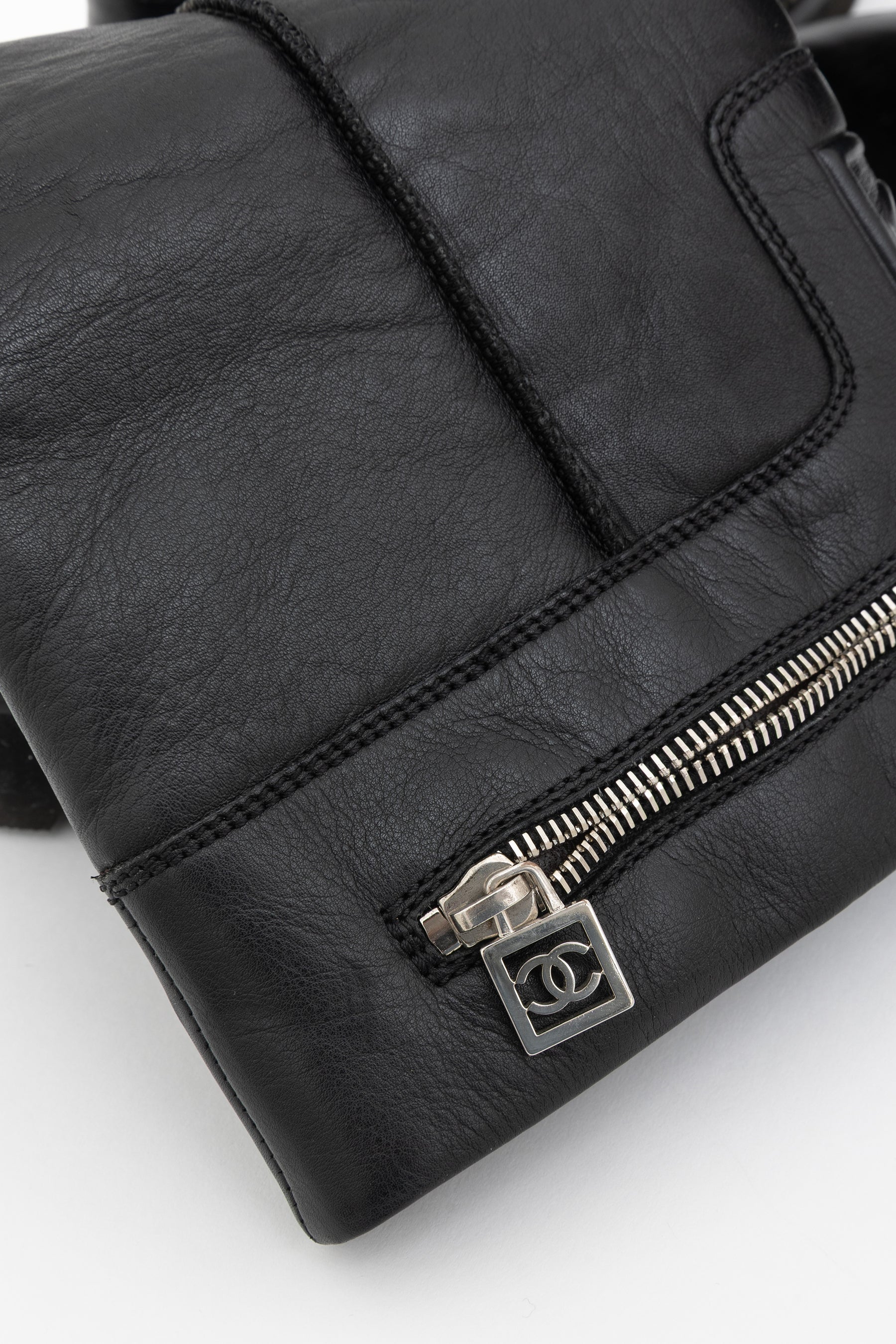 Logo Motorcycle Zip Boots