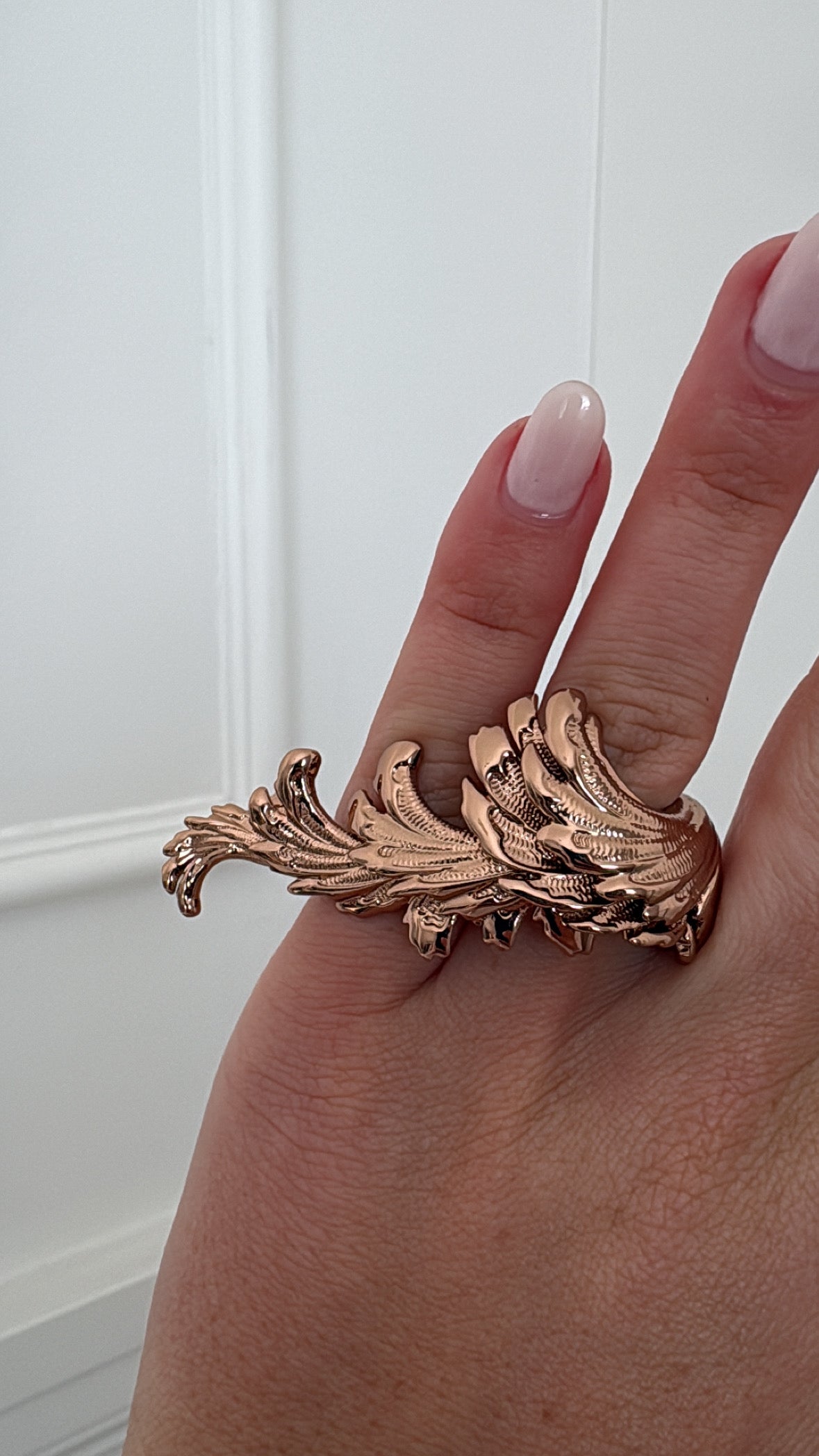 Zimmermann Rose Gold Tone Ring and Earring Set