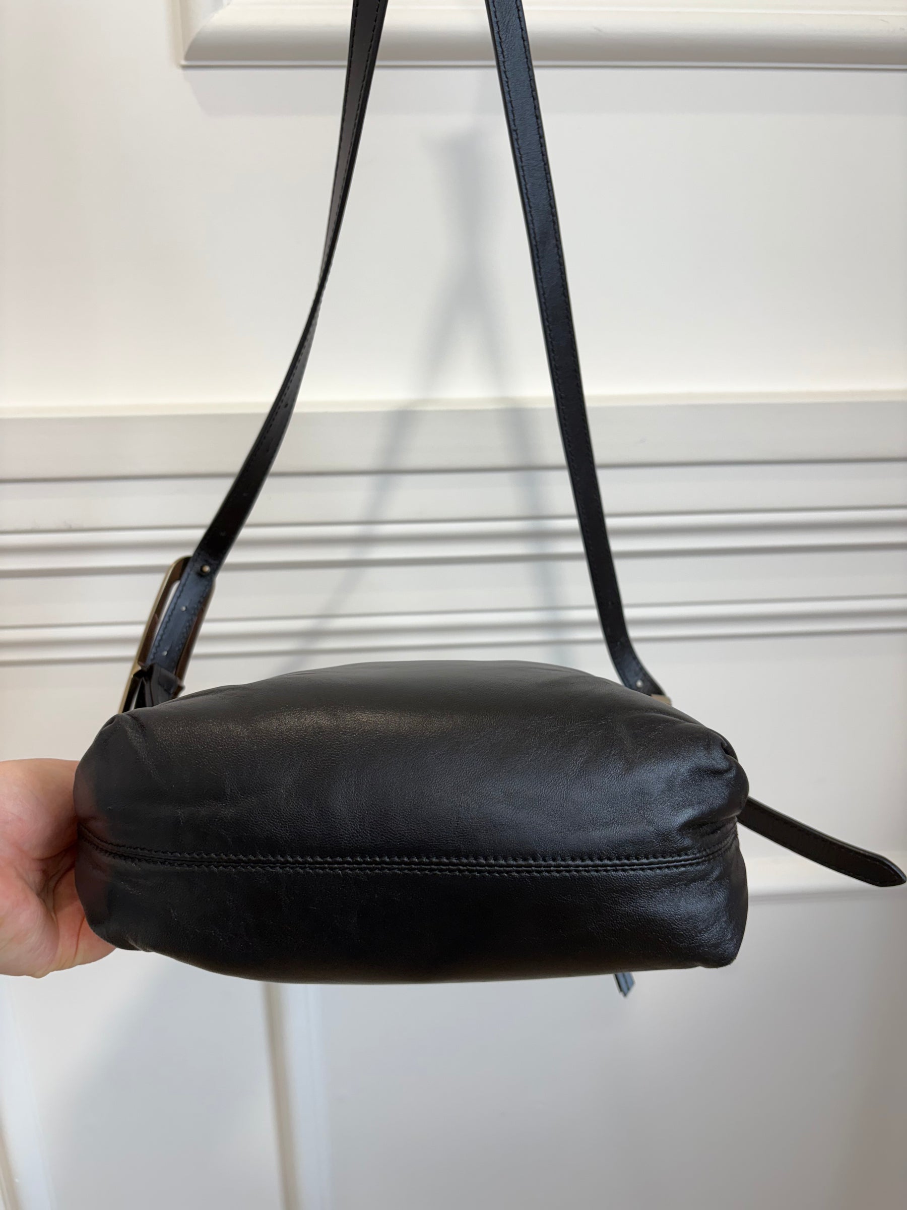 Isabel Marant Black Soft Leather Crossbody Bag