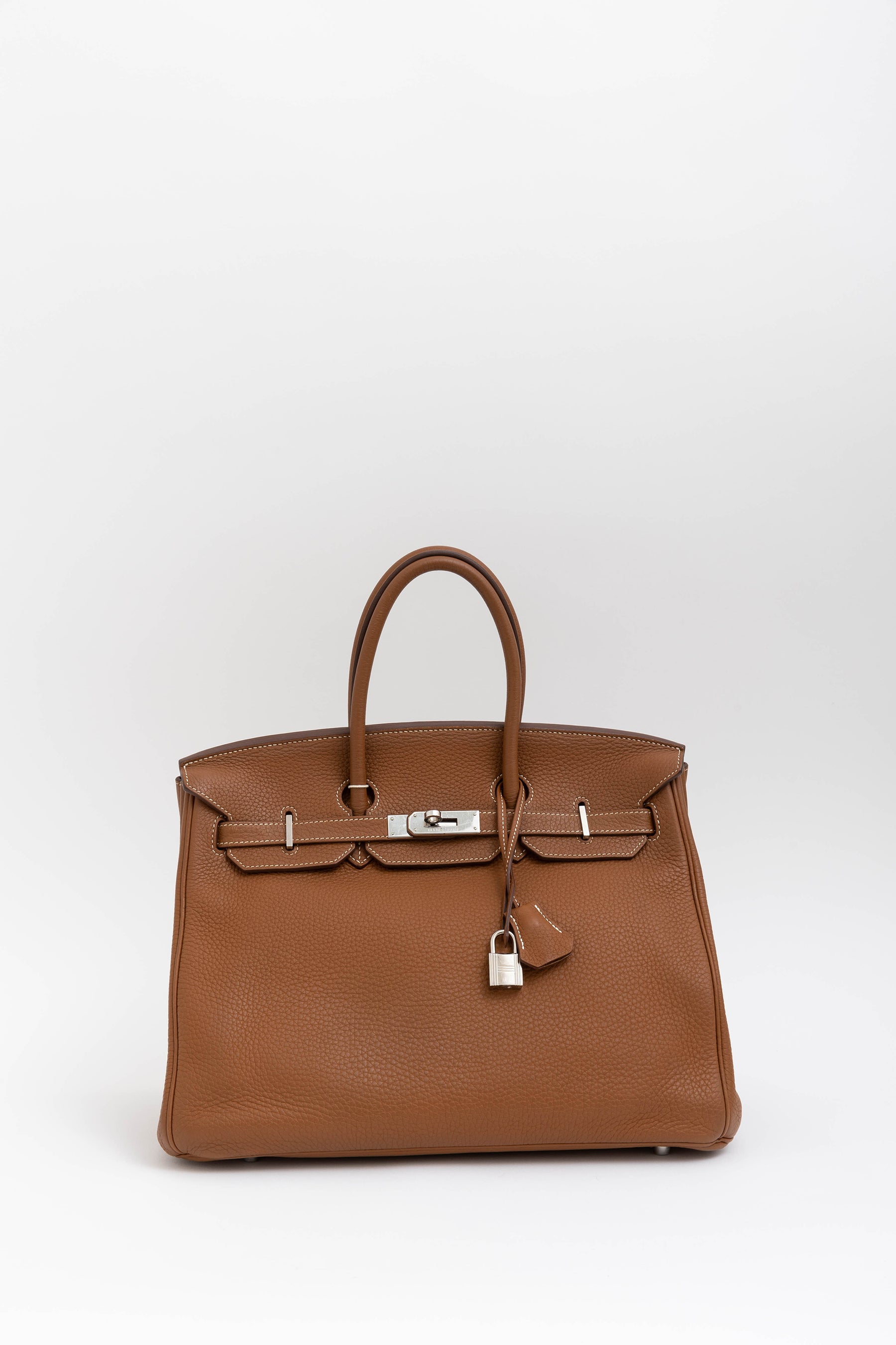 Gold Clemence 35 Birkin Bag