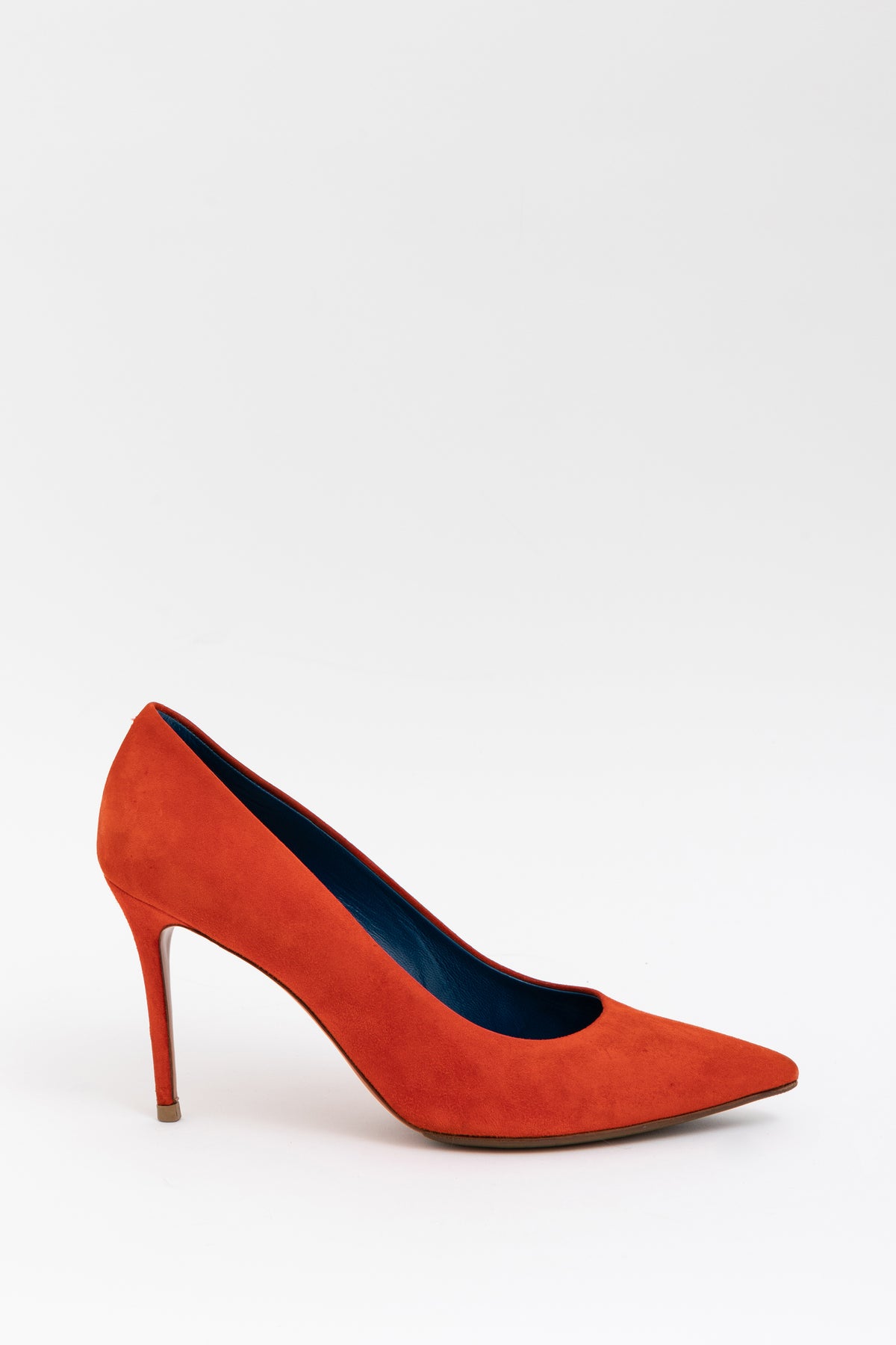 Suede Pointed Pumps