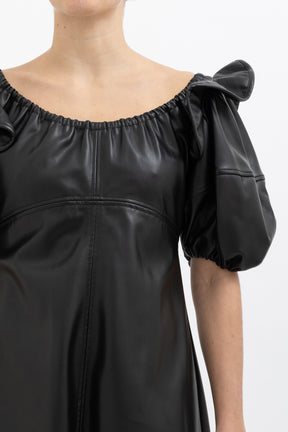 Valeria Faux Leather Mini Dress