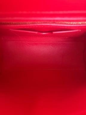 Balmain Red Croc Print B Buzz 23 Bag