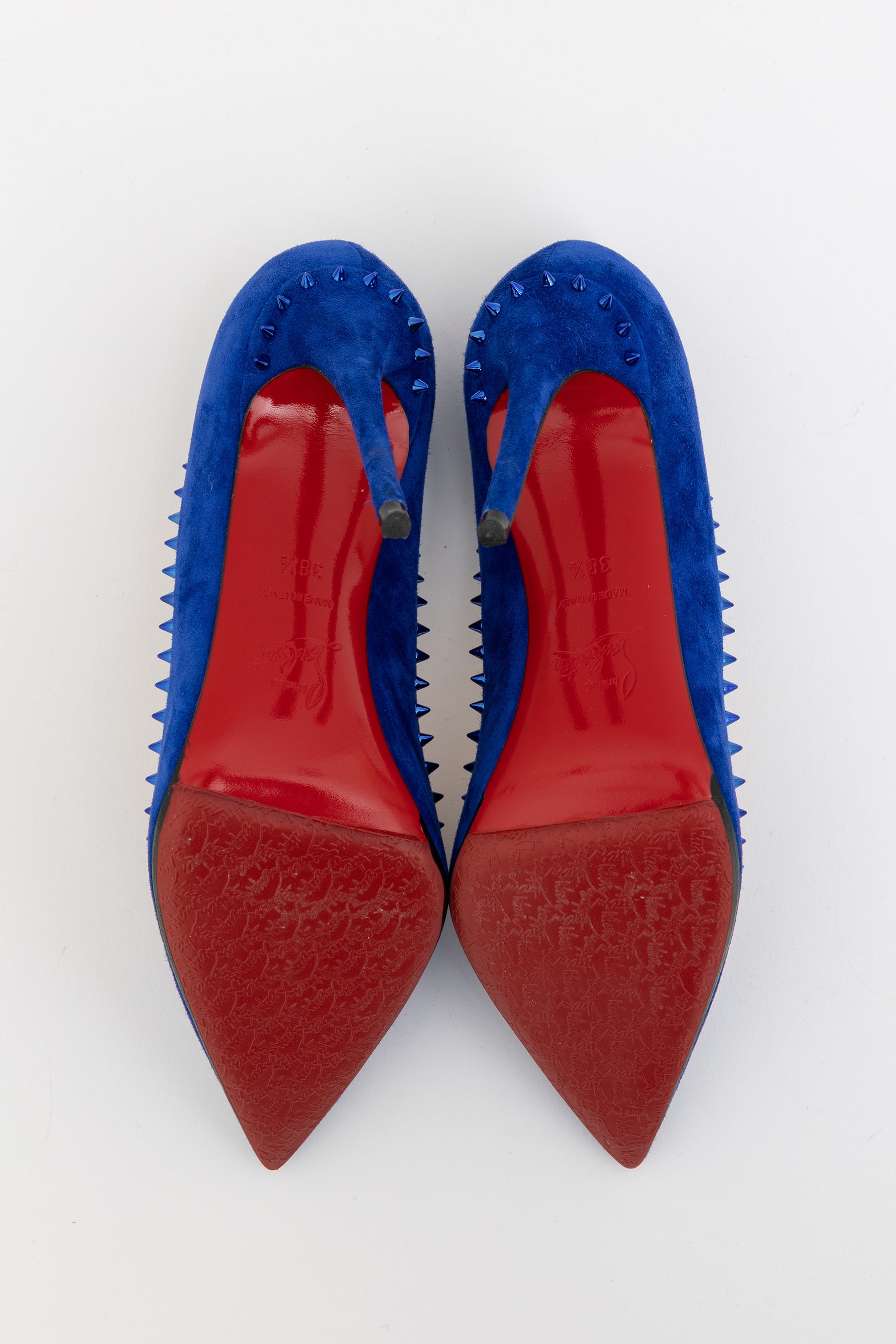 Anjalina Spiked Suede Pumps