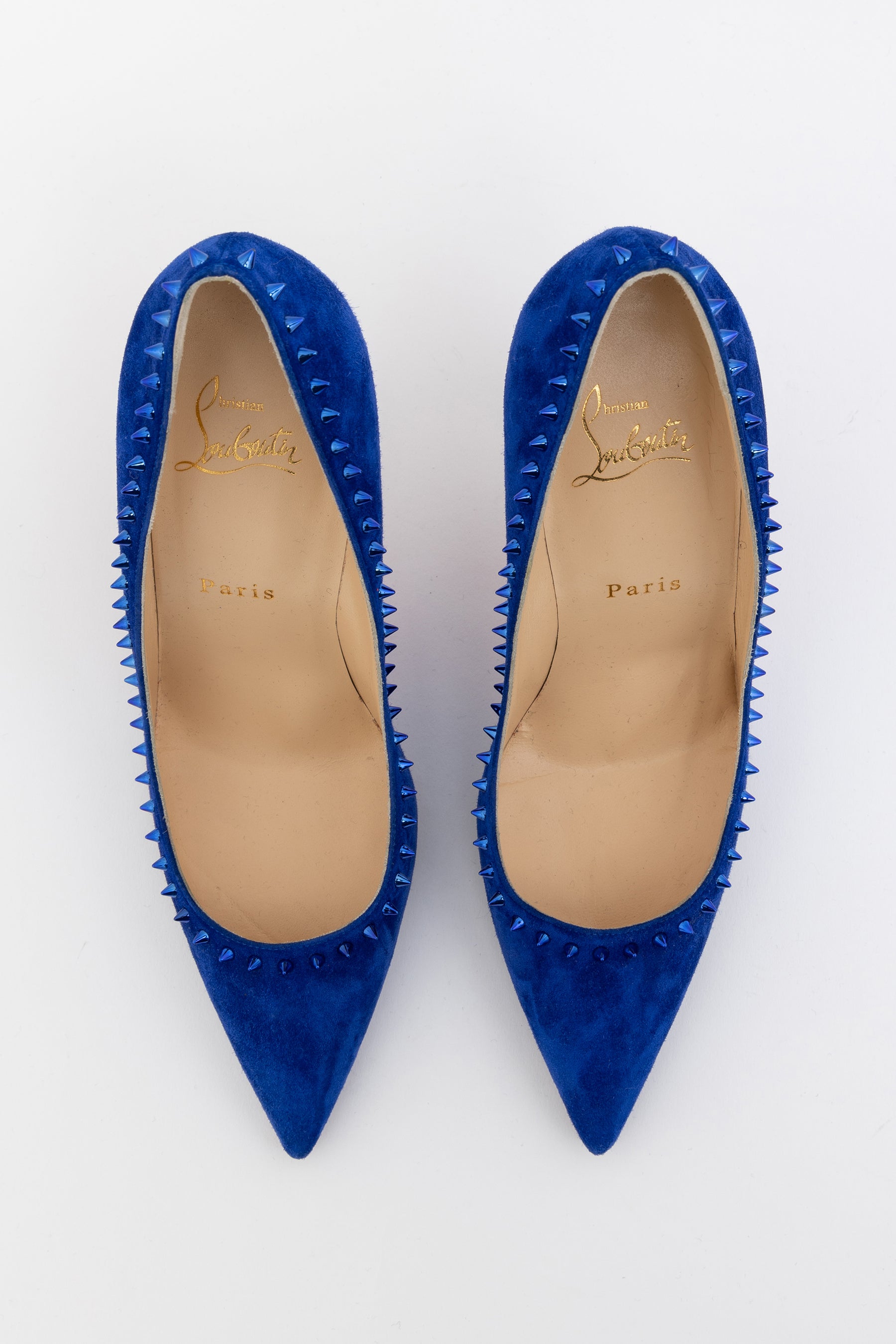 Anjalina Spiked Suede Pumps