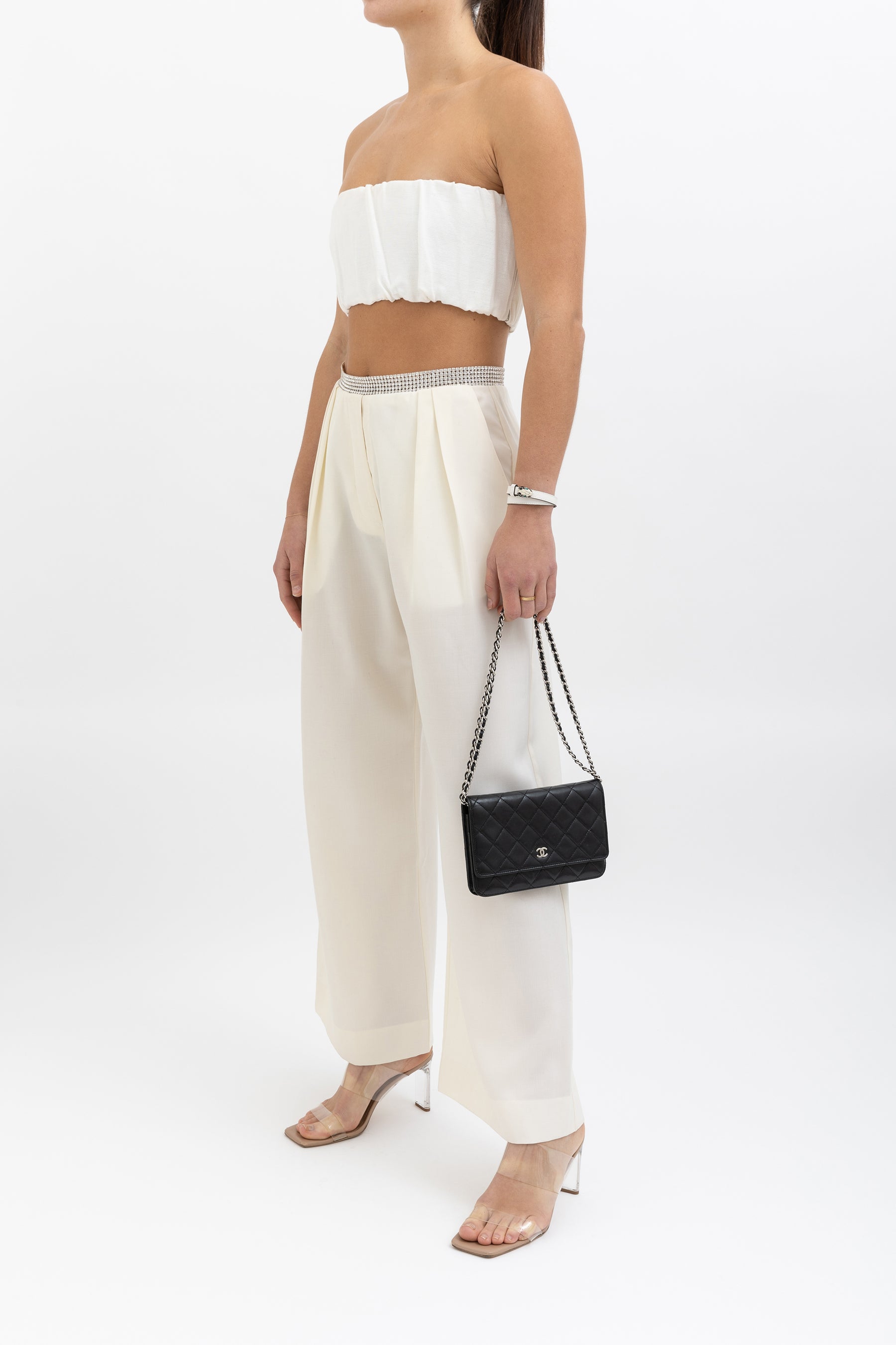 Crystalline Wool Boy Pant