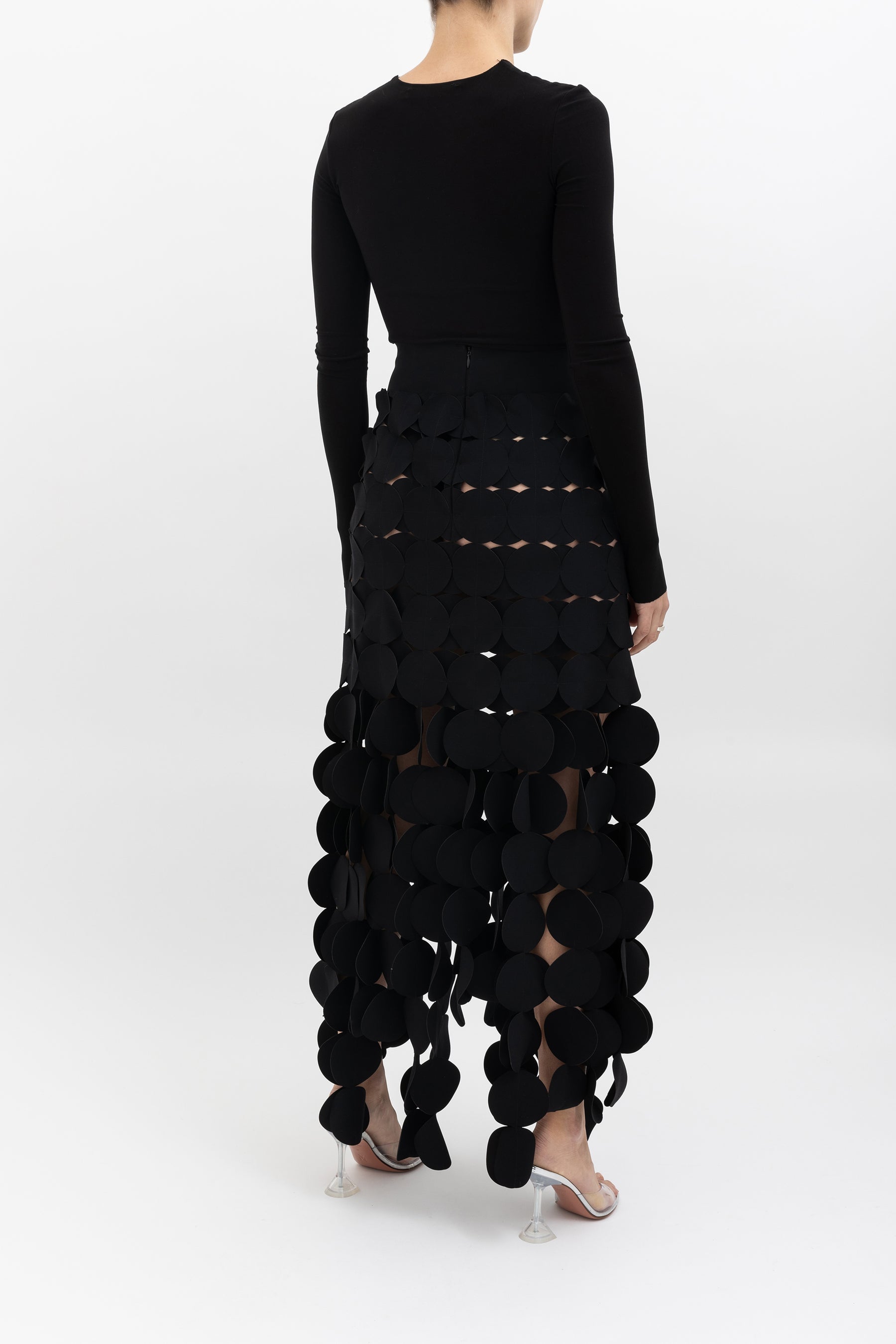 Laser Cut Multi-Circle Skirt