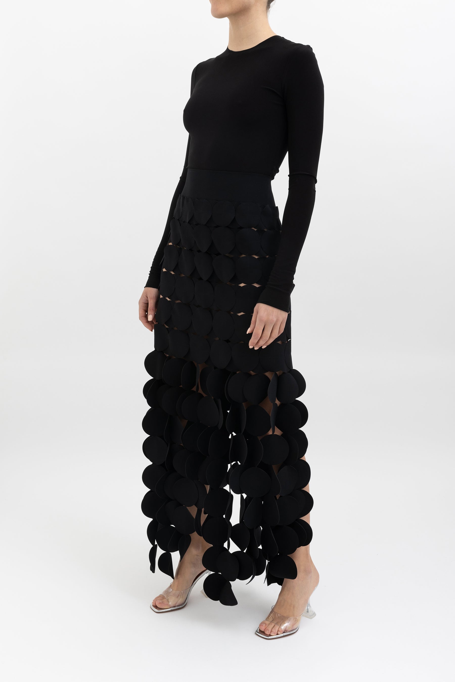 Laser Cut Multi-Circle Skirt