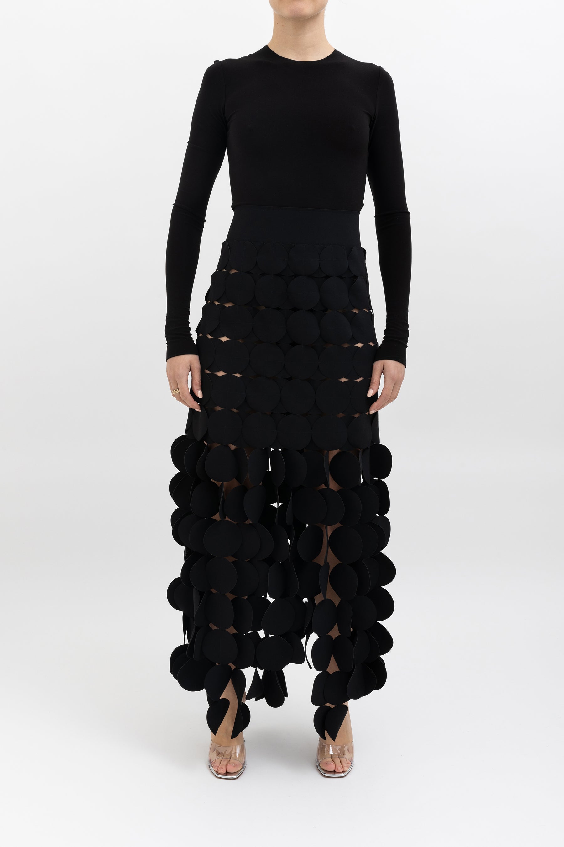 Laser Cut Multi-Circle Skirt