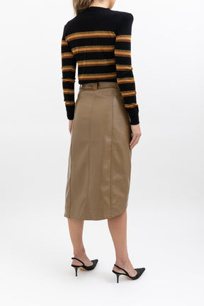 Lurex Striped Wool Sweater