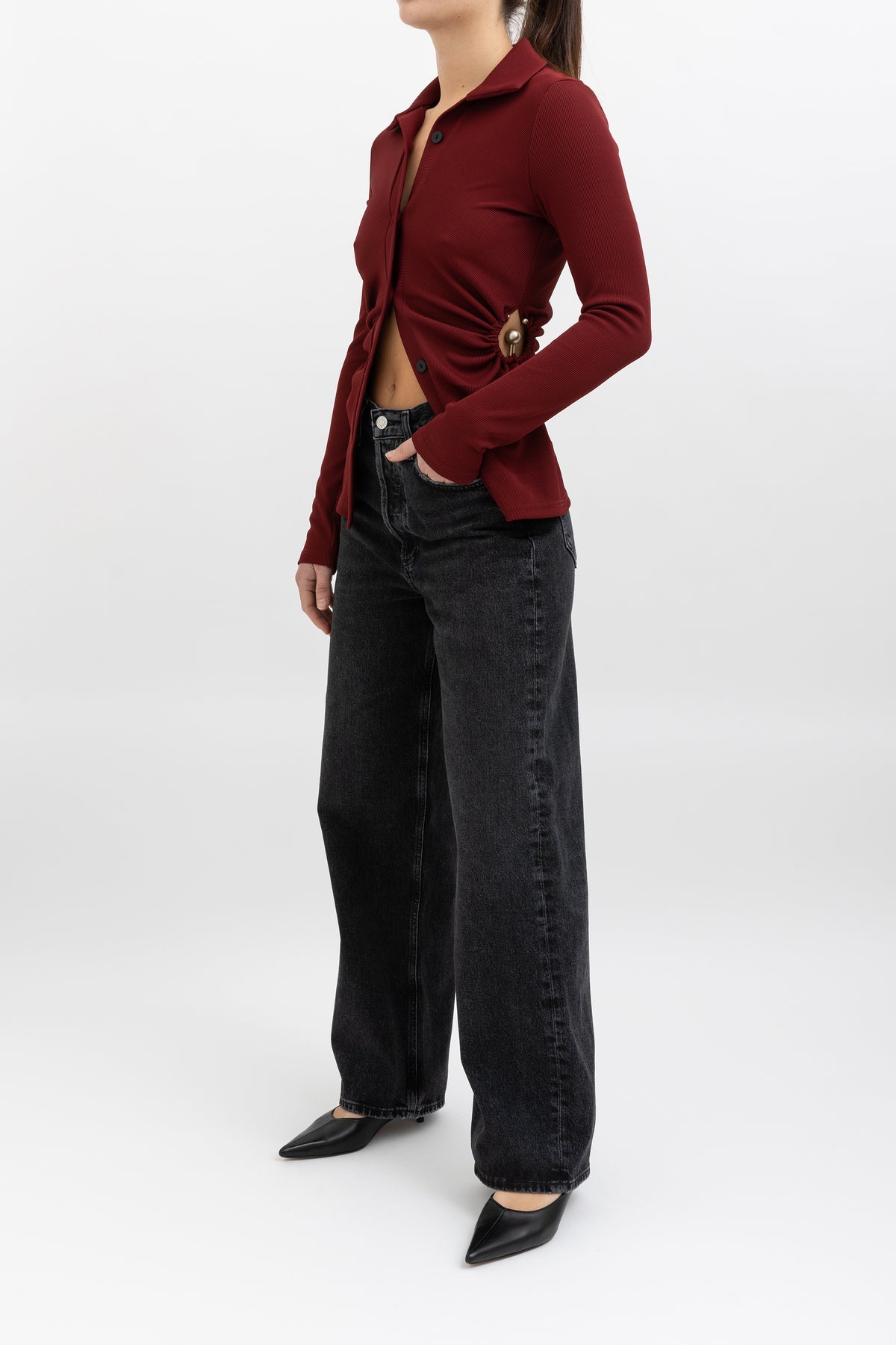 Orbit Ribbed Cardigan