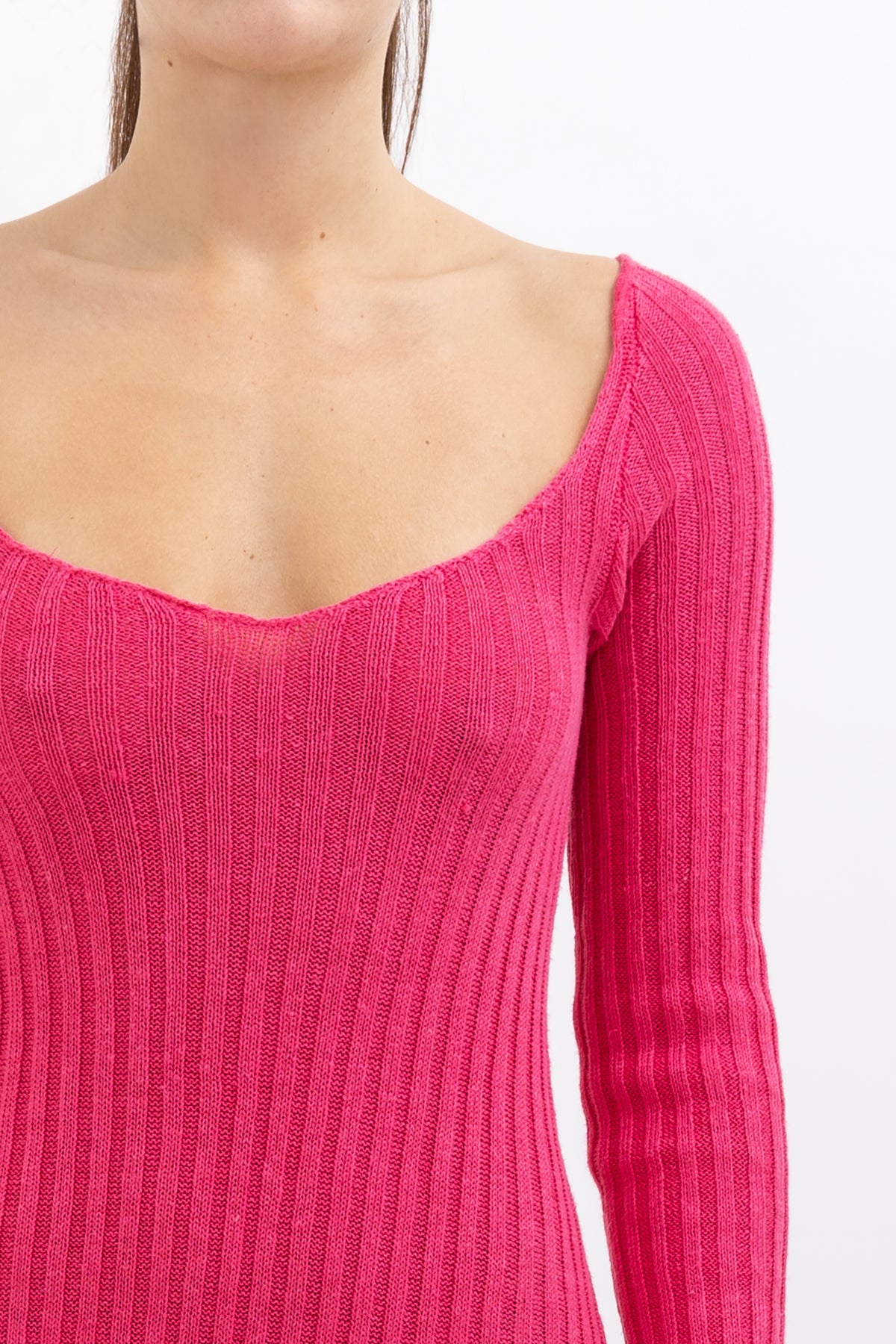 Linen Knit Dress