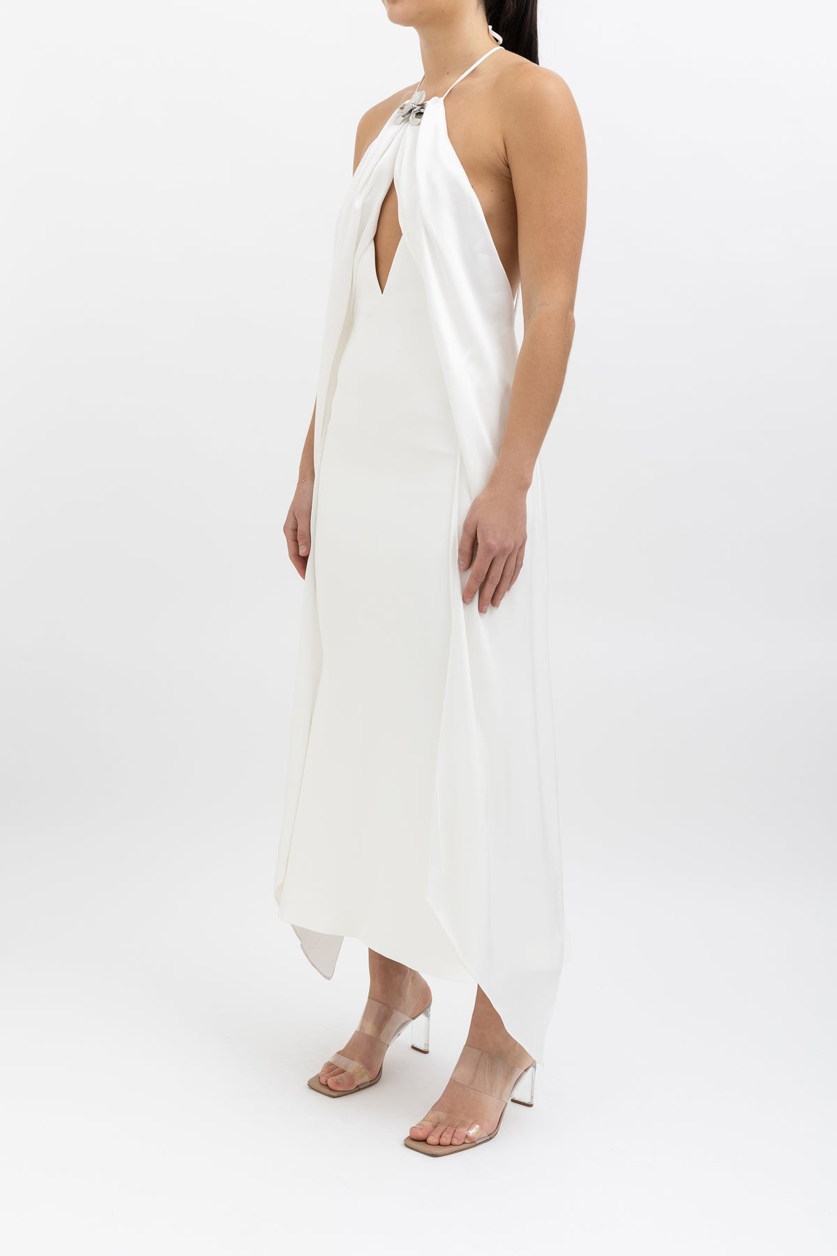 Halterneck Midi Dress