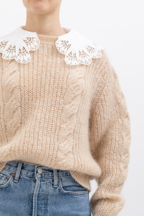 Sivana Embroidered Collar Sweater