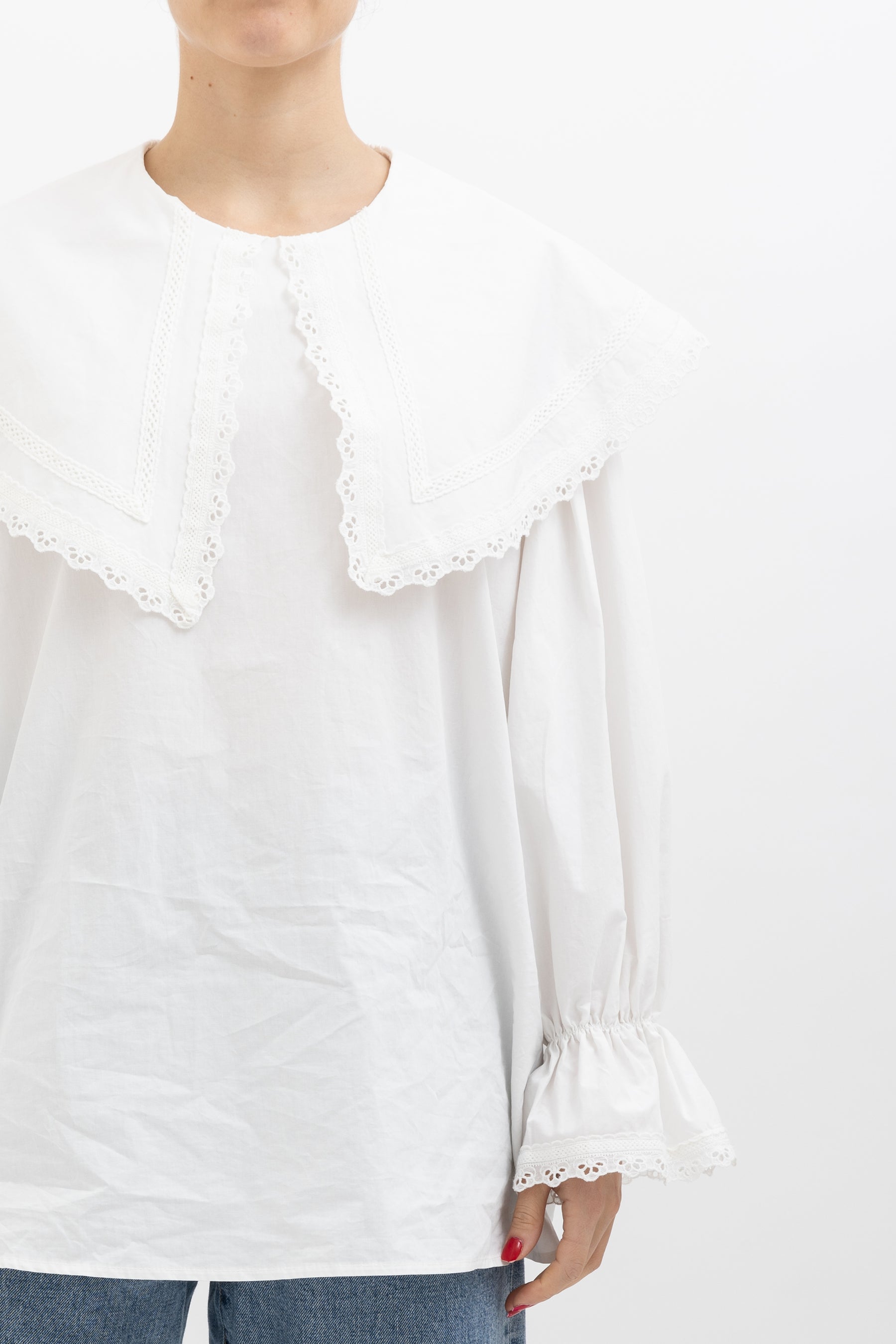 Oversized Collar Shirt