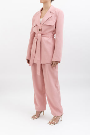 Denis Belted Blazer and Moscow Pant Set