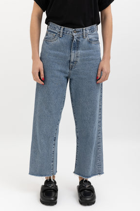 Raw Hem Cropped Jean