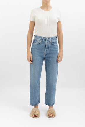 90's High Rise Cropped Jean