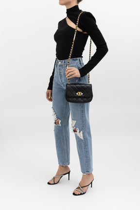 Asymmetric Cut Out Knit Top