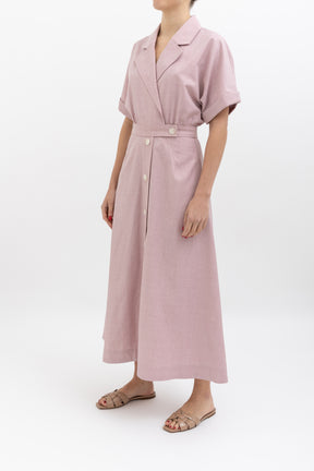 Audrey Belted Shirt Dress