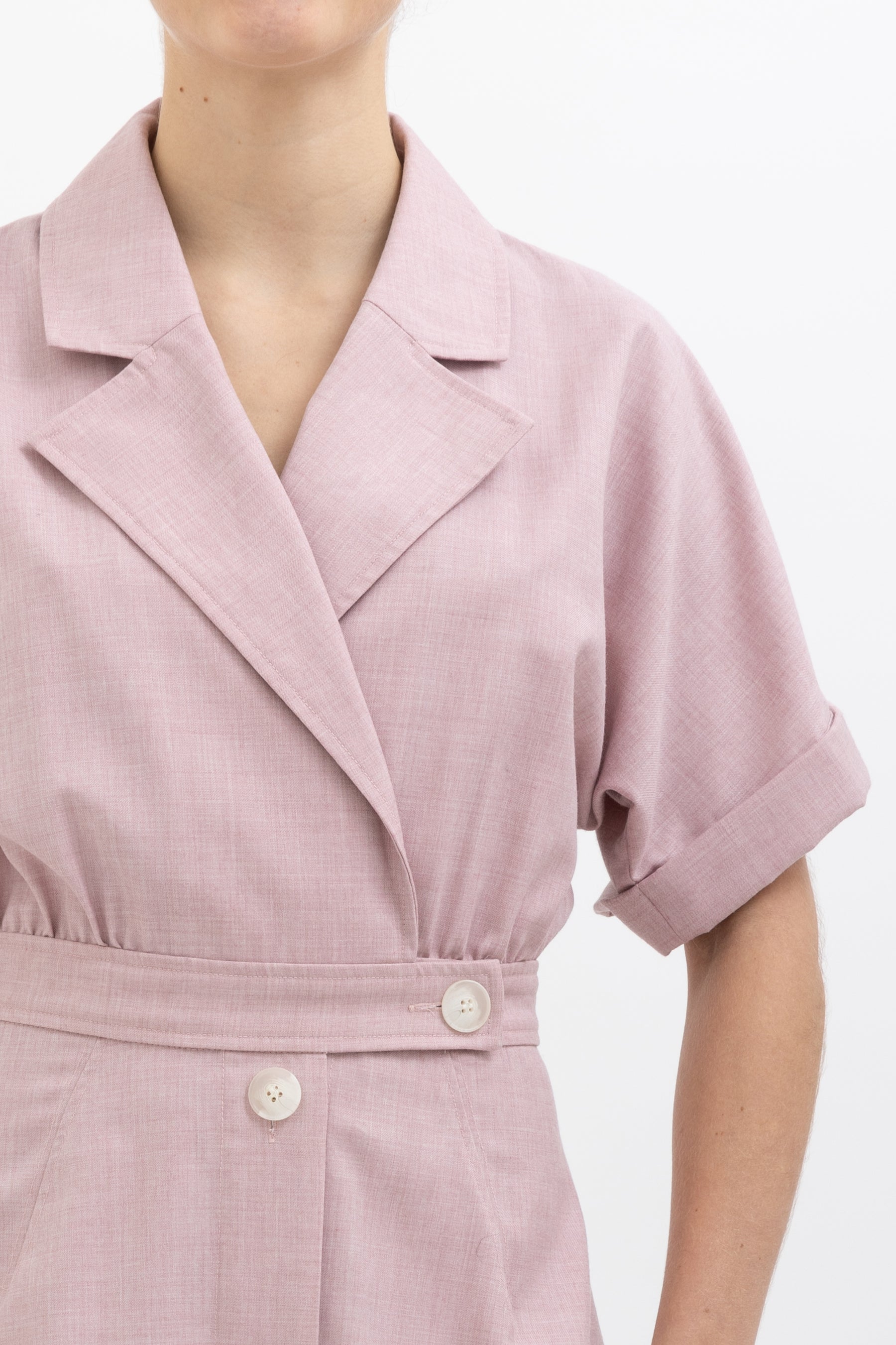 Audrey Belted Shirt Dress