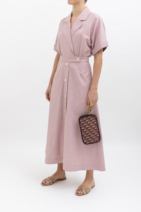 Audrey Belted Shirt Dress