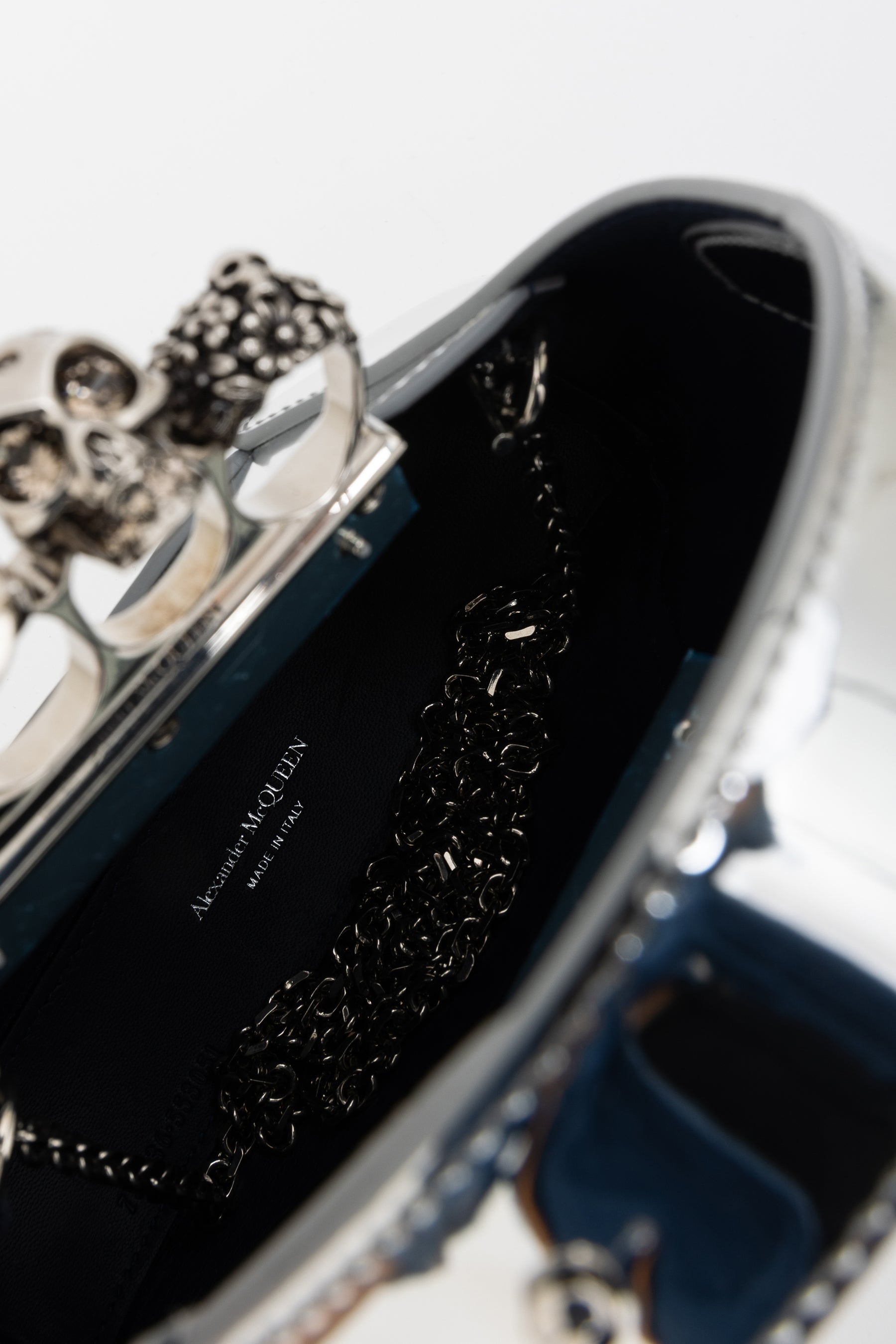 Alexander McQueen Jewelled Handle Mini Bag