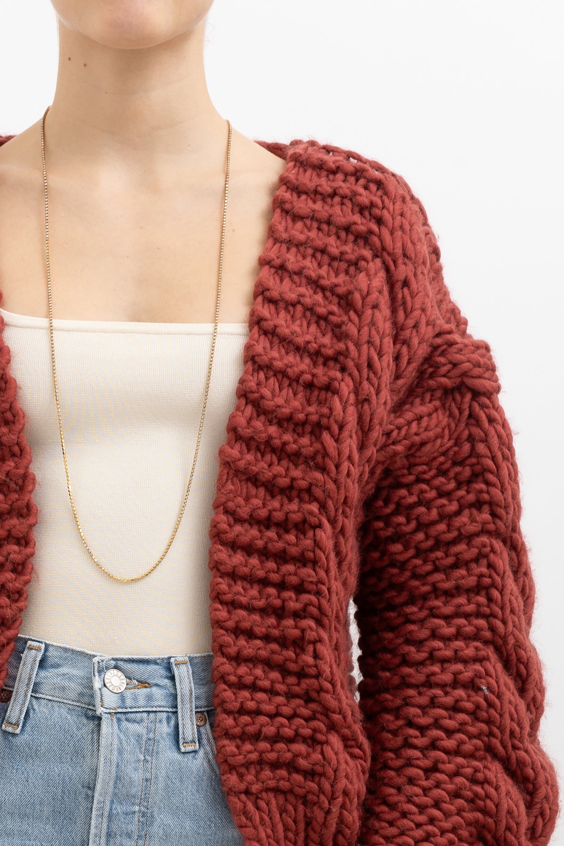 Cable Bomber Cardigan