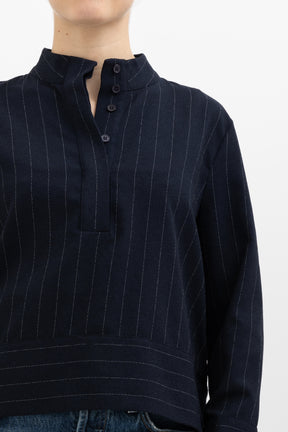 Clarke Pinstripe Top