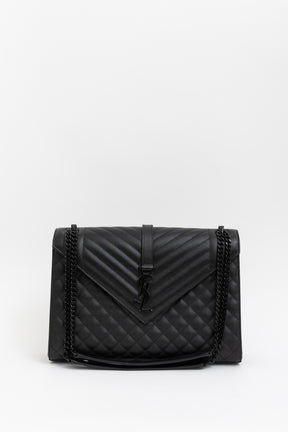 Mix Matelassé Large Cassandre Flap Bag