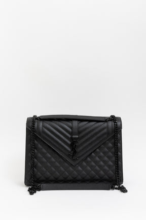 Mix Matelassé Large Cassandre Flap Bag