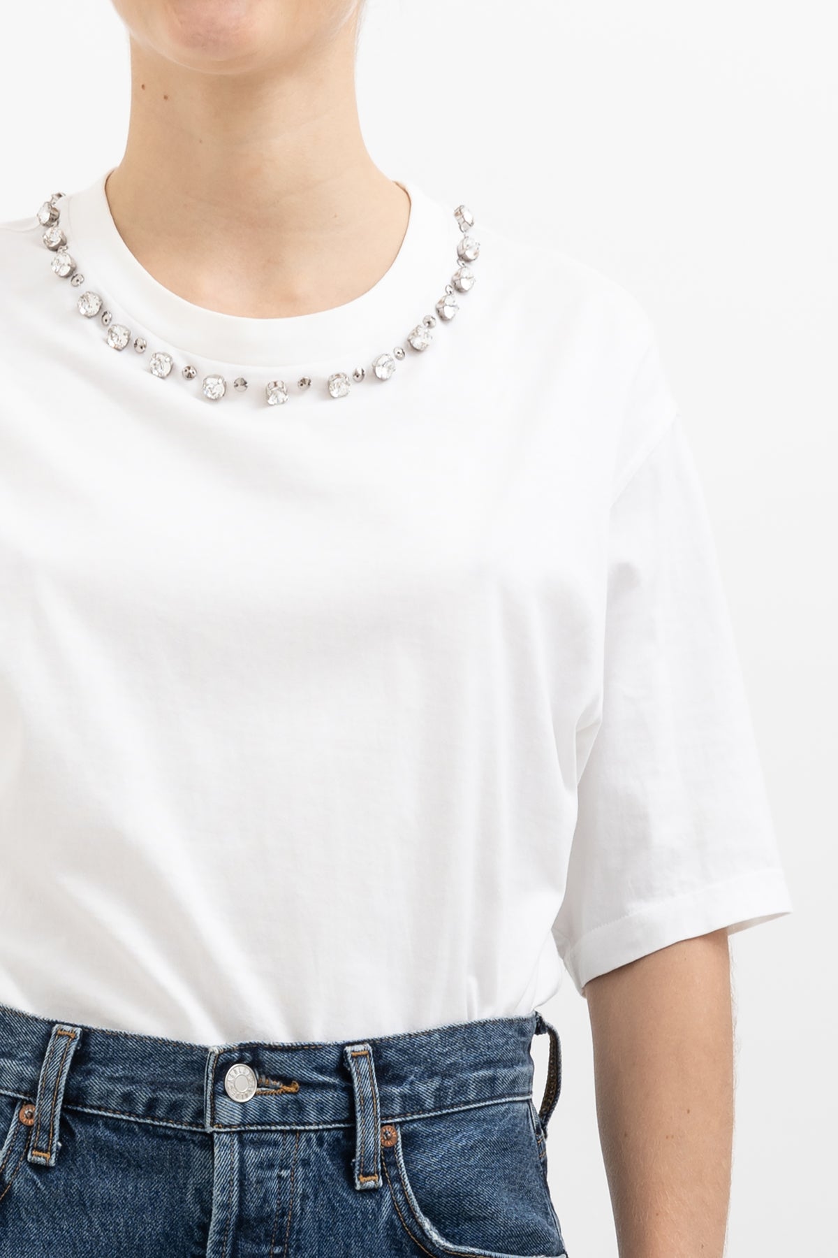 Crystal Embellished T-Shirt