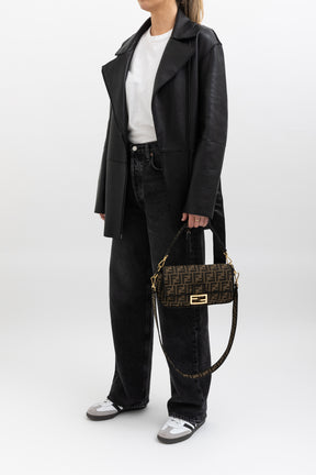 Belted Leather Jacket