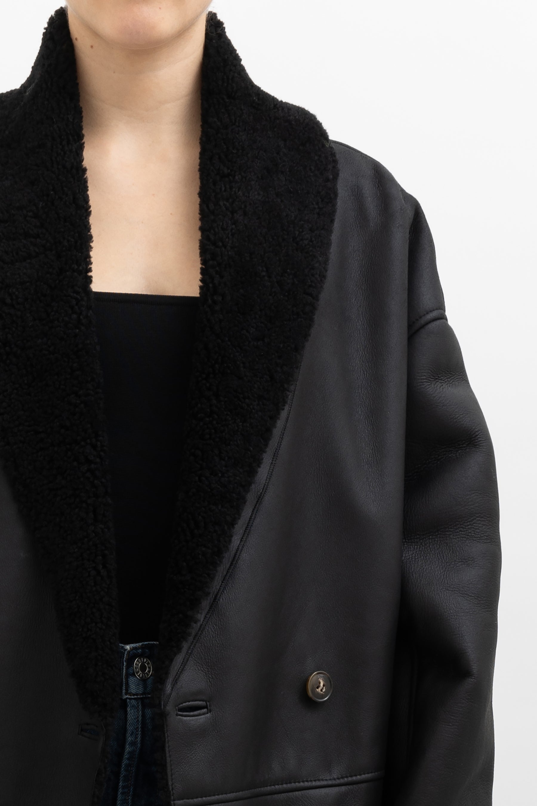 Loulou Studio Namo Shearling Coat