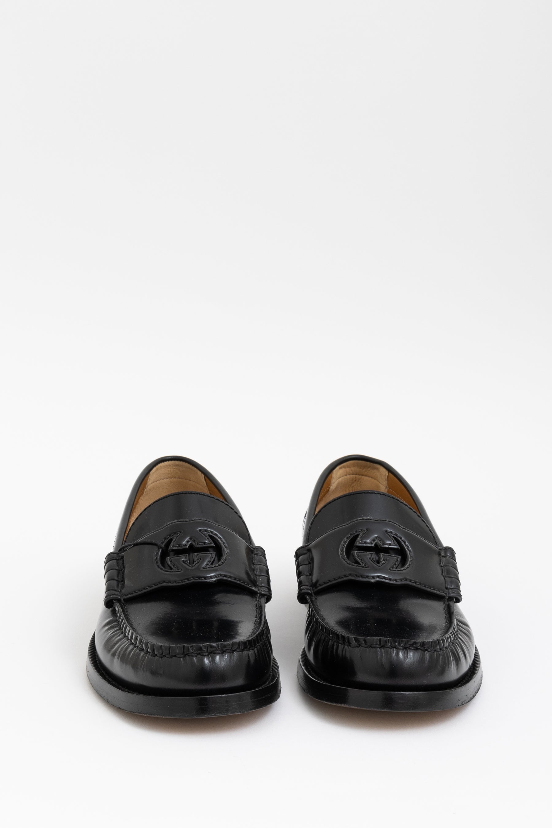 Interlocking G Leather Loafers