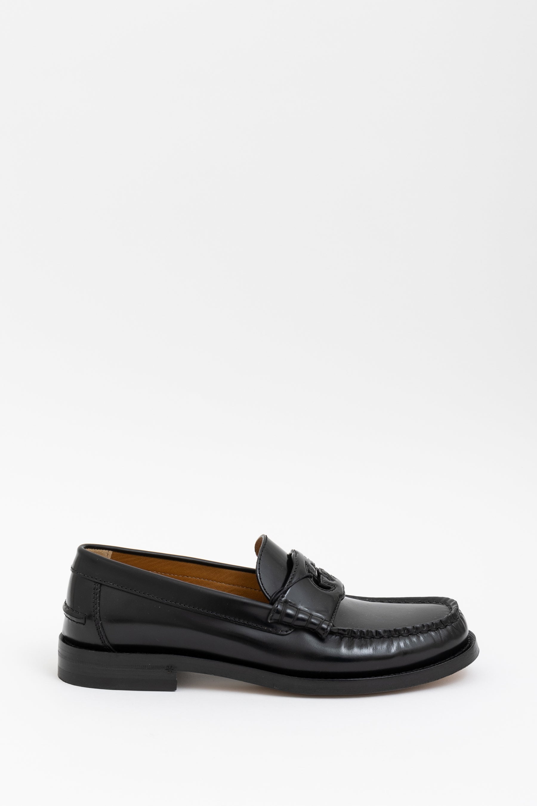 Interlocking G Leather Loafers