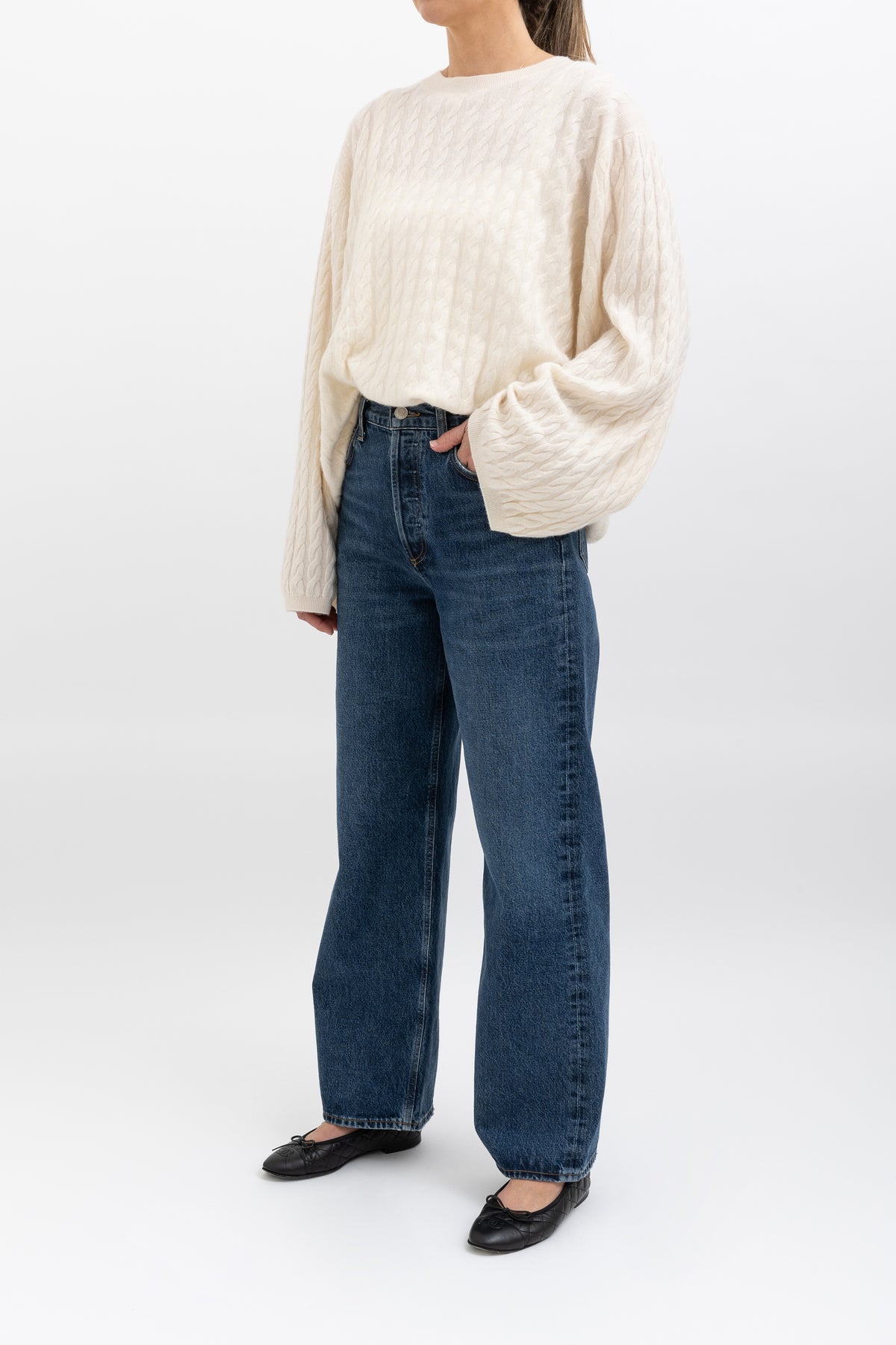 Cashmere Cable Knit Sweater