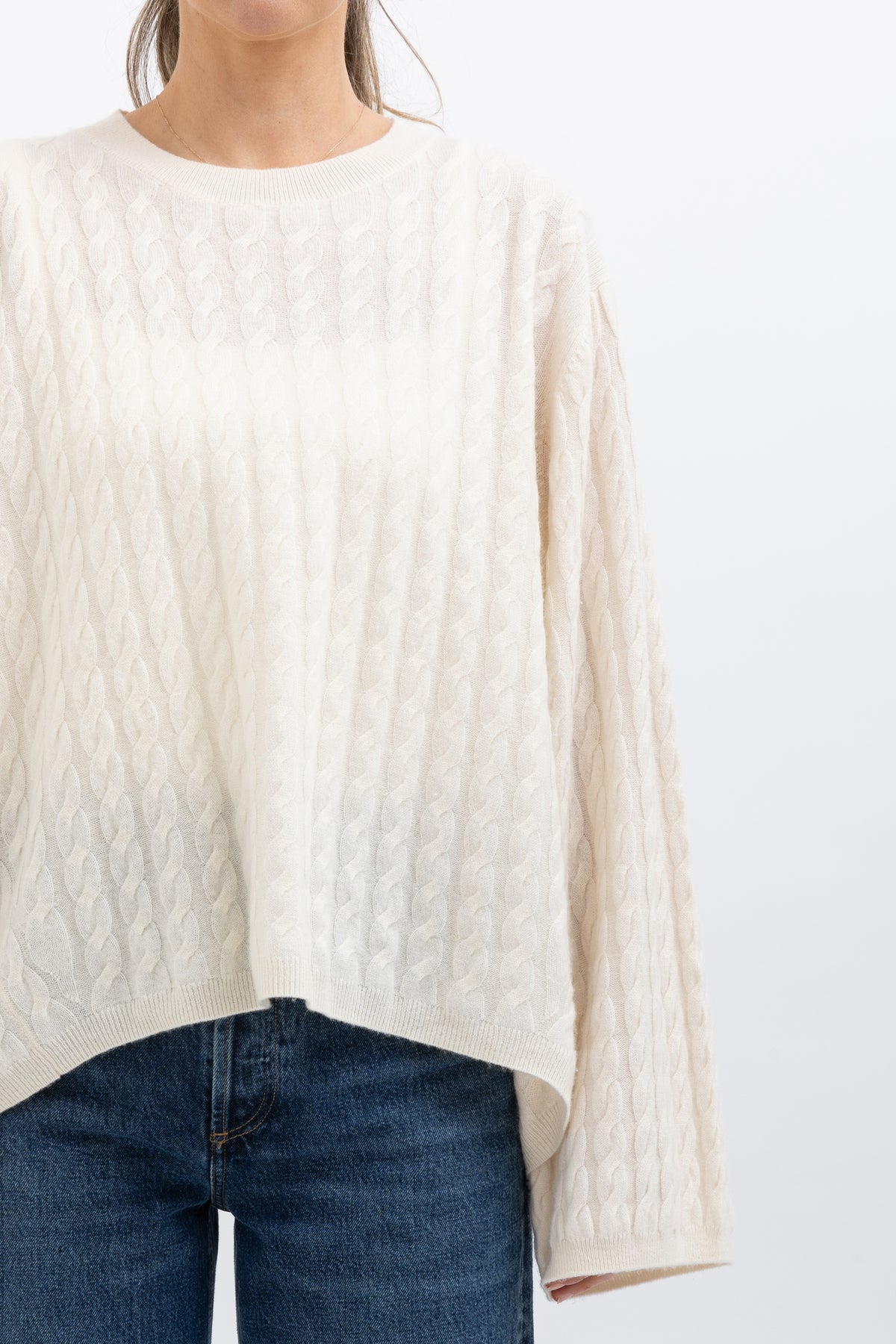 Cashmere Cable Knit Sweater