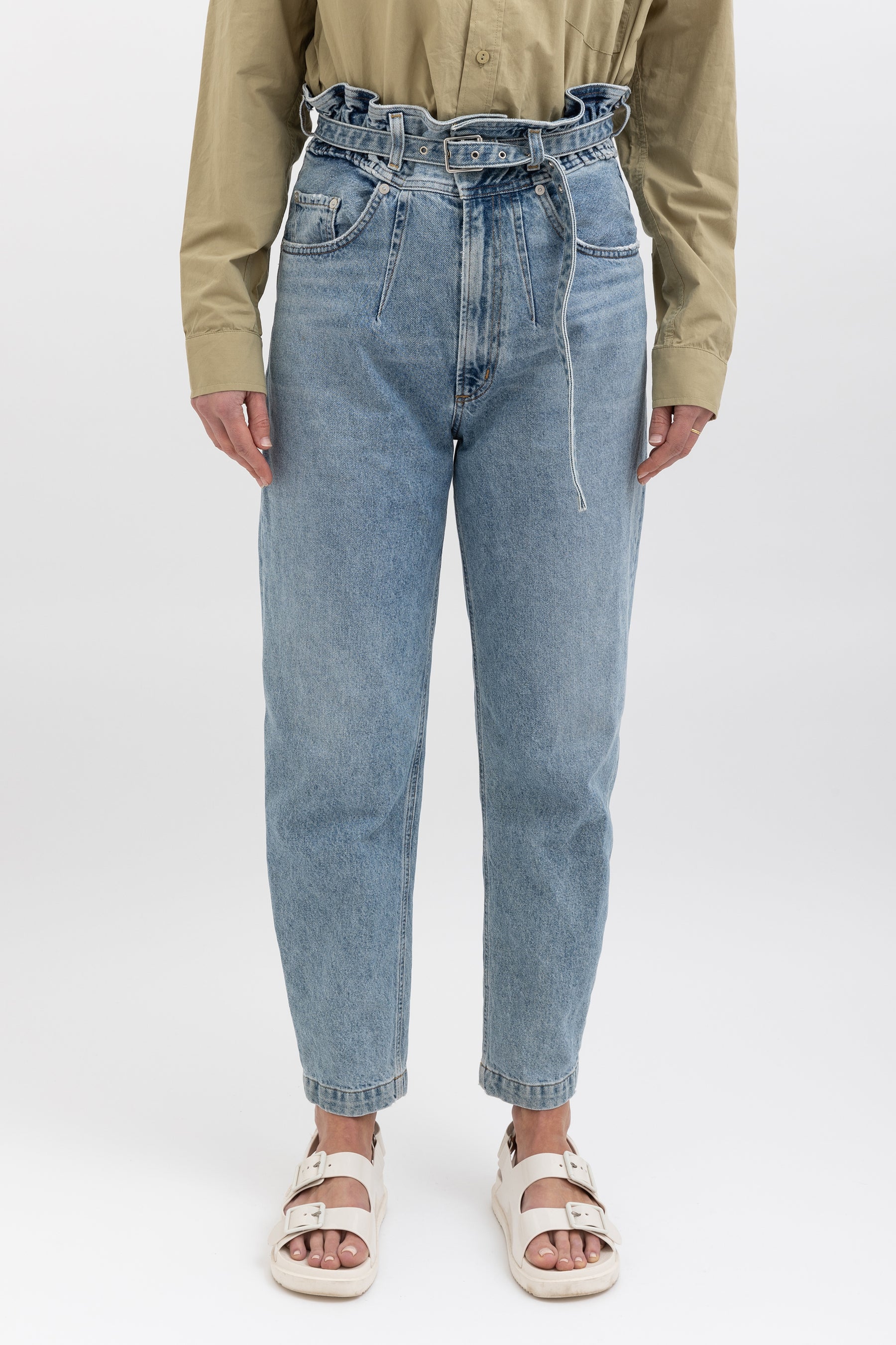 90s Paperbag Jeans