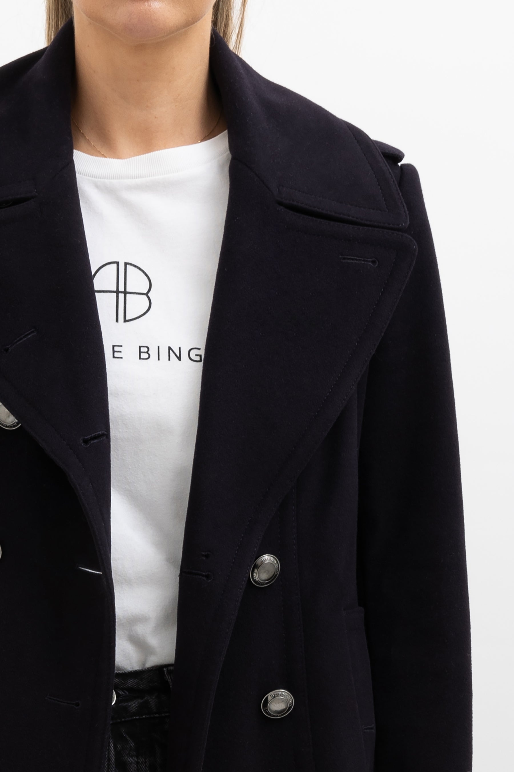 Burberry Double Breasted Pea Coat